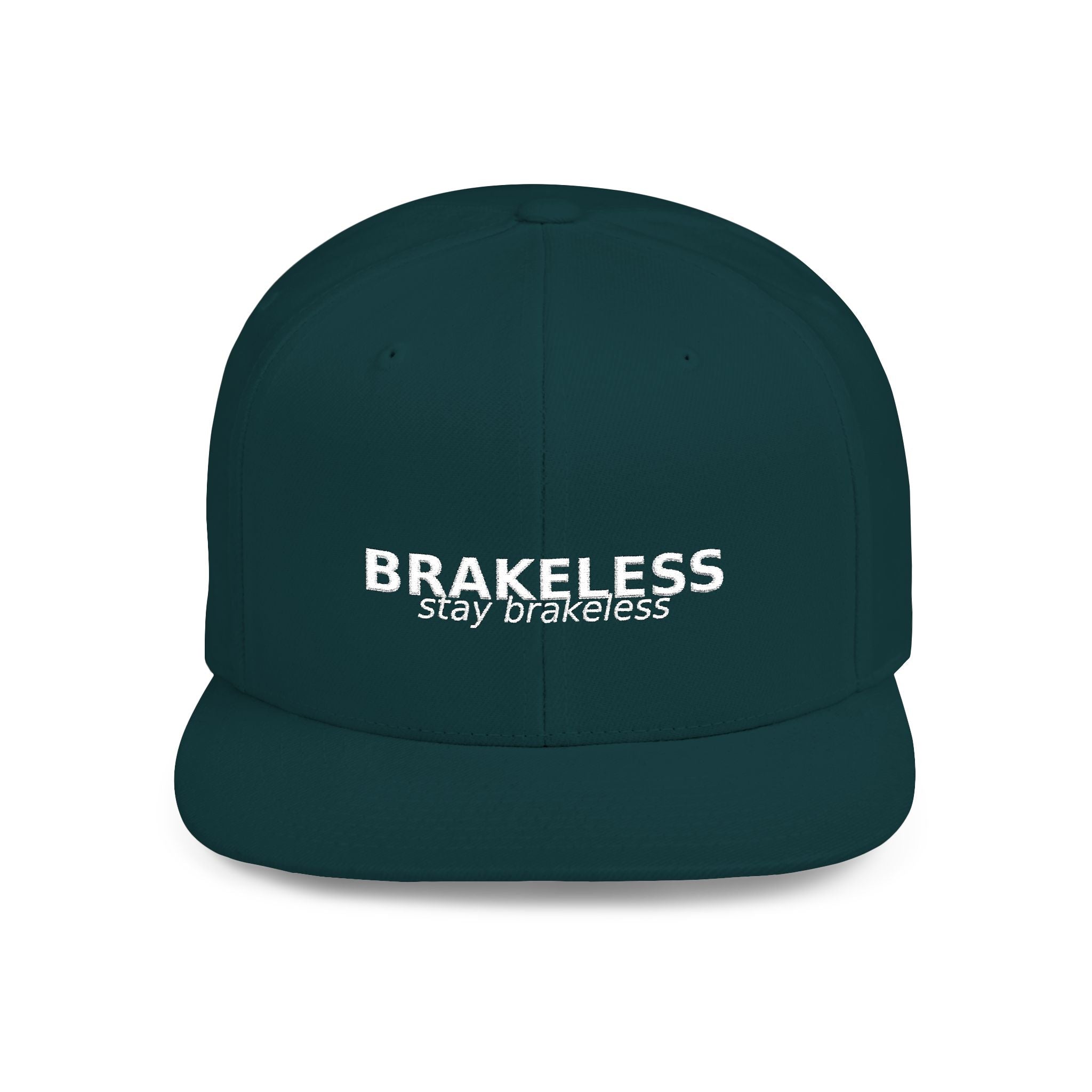 Snapback Hat — "BRAKELESS Stay Brakeless" Streetwear Cap