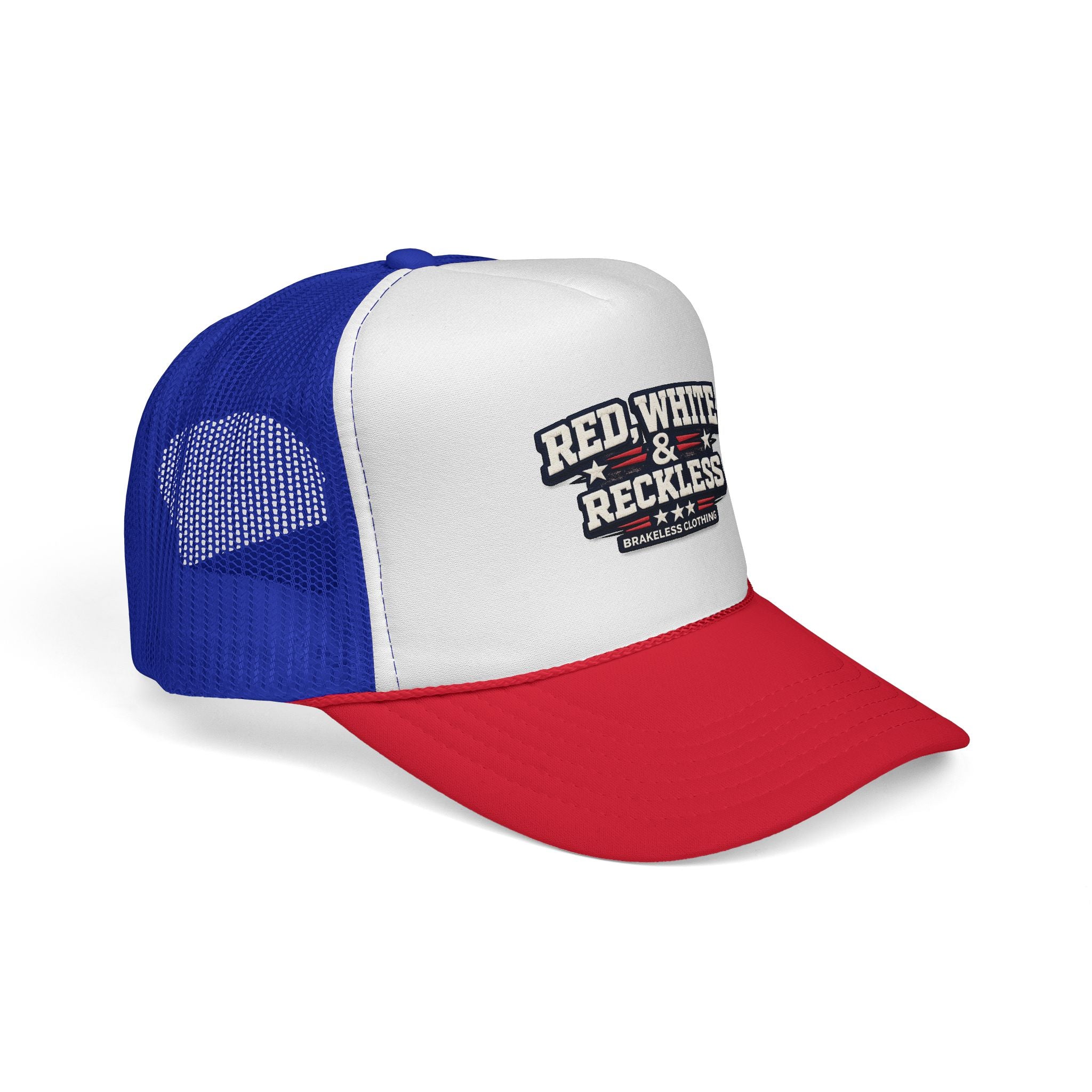 Red, White & Reckless BRAKELESS Trucker Cap