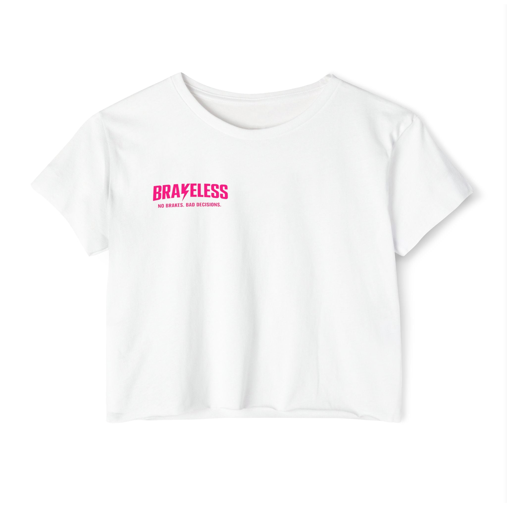 Cute But I Ride Harder Crop Top — 'BraveLess' Women's Festival Tee
