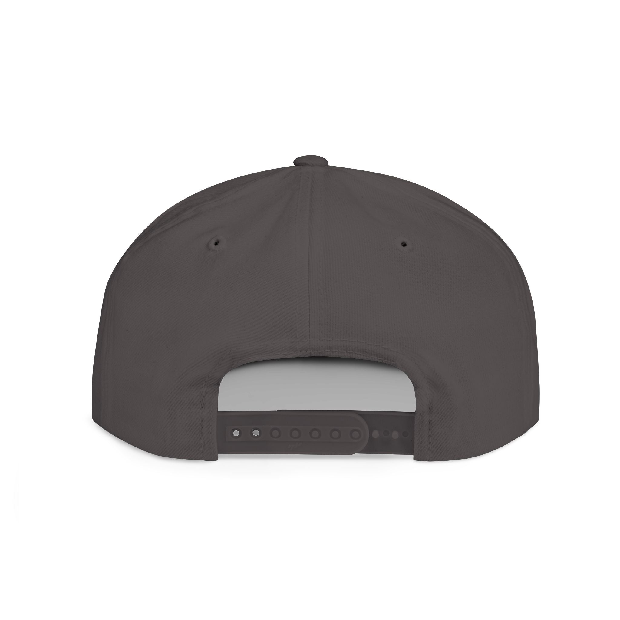 Brakeless Flat Bill Snapback Hat — Streetwear Grey Embroidered Cap