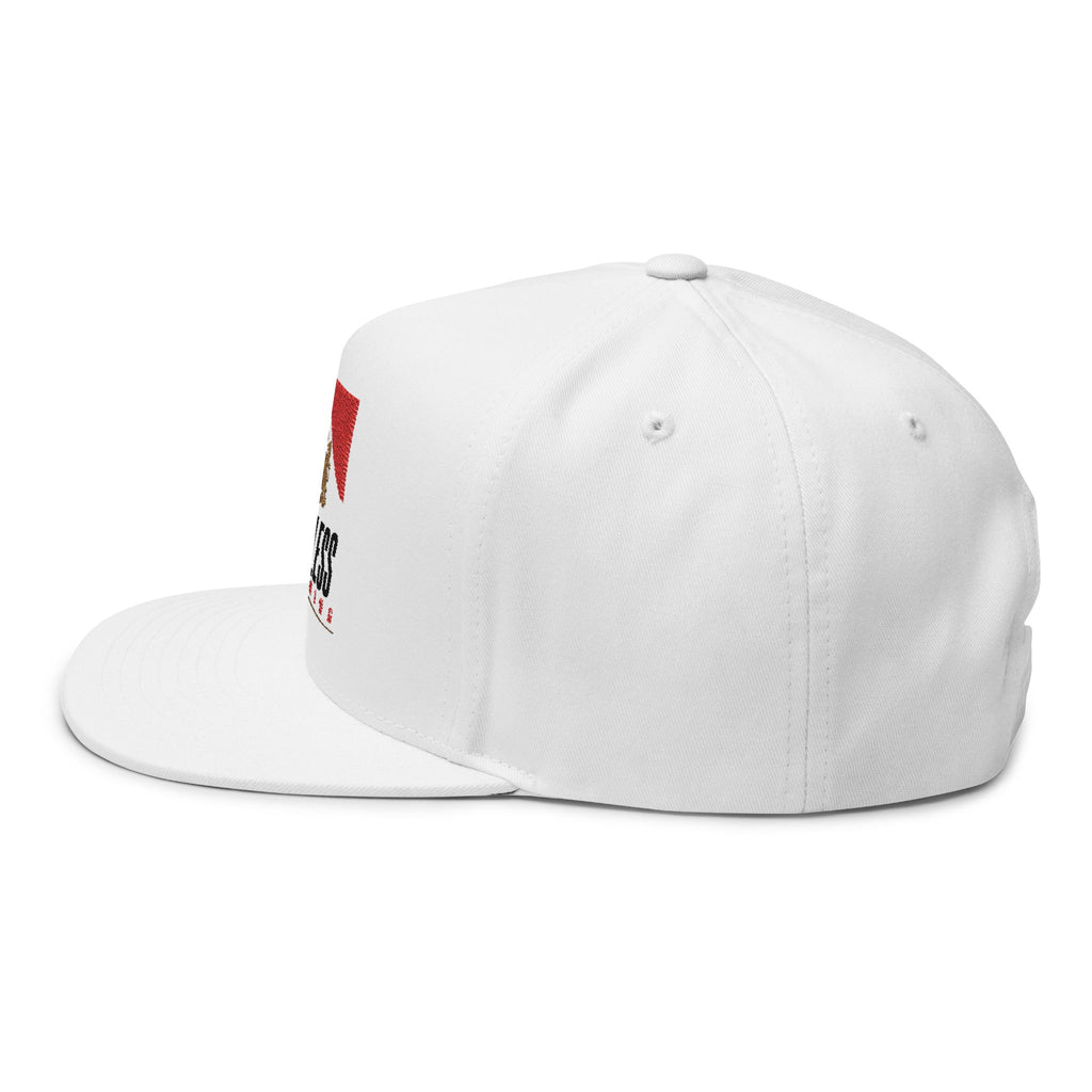 Embroidered Brakeless Logo Flat Bill Cap — Streetwear Snapback Hat