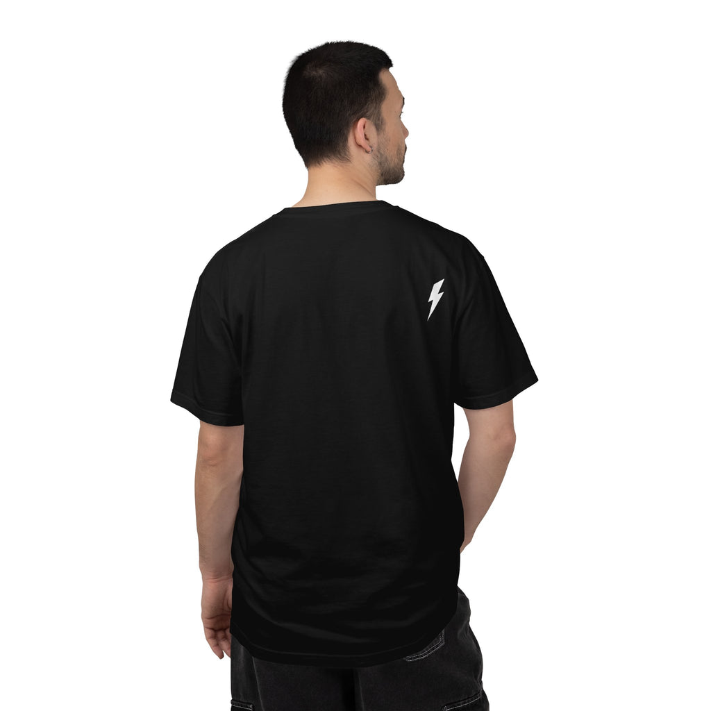Brakeless Graphic Race T‑Shirt — Checkered Lightning Streetwear Tee