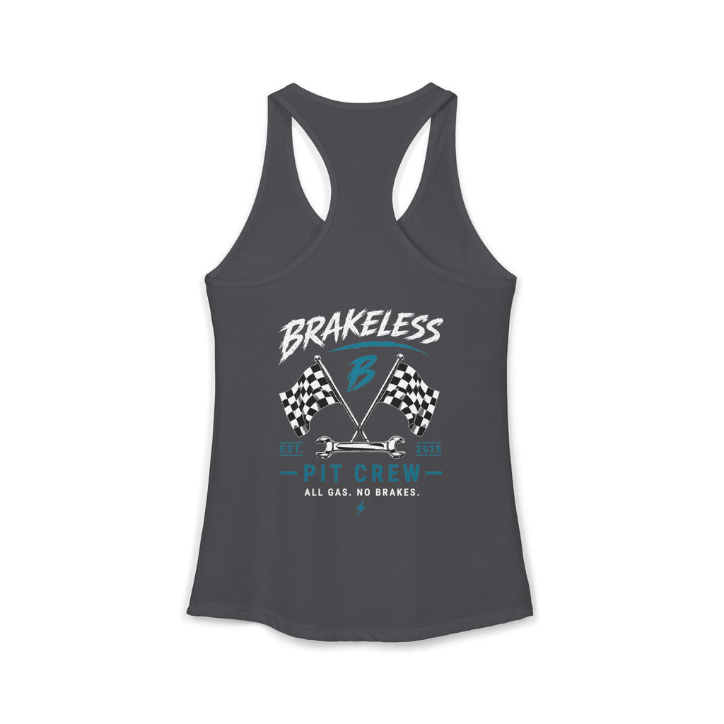 Brakeless Pit Crew Women's Racerback Tank