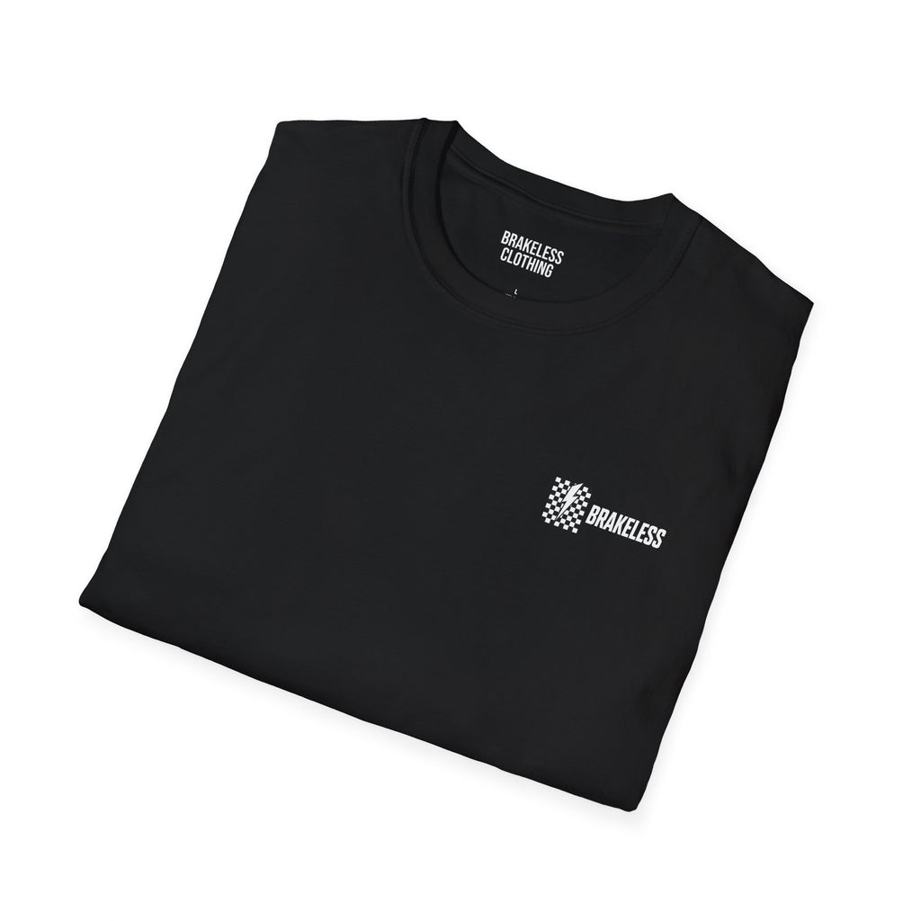 No Brakes Graphic T‑Shirt —  BRAKELESS RACE T