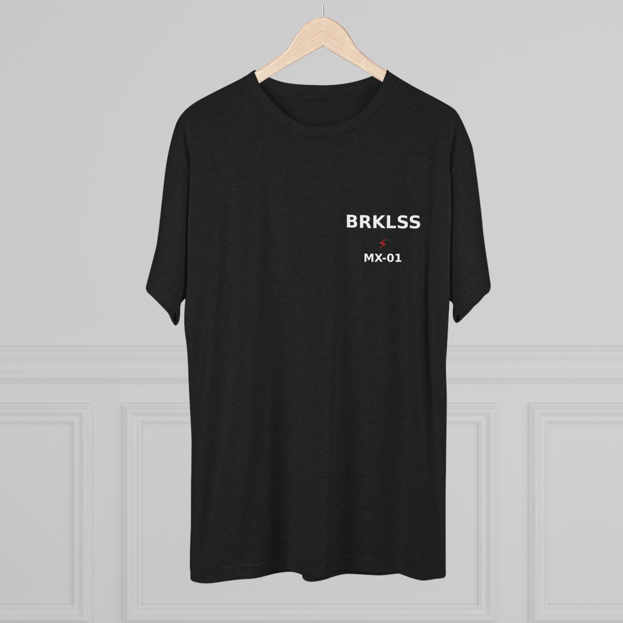 Brakeless Racing Tee — 'No Brakes. Full Throttle.' Graphic Crew Shirt
