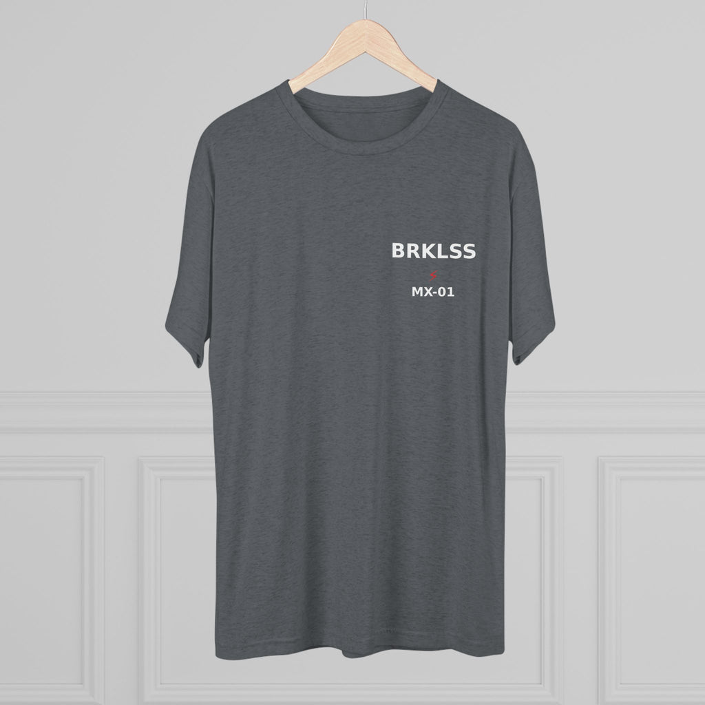 Brakeless Racing Tee — 'No Brakes. Full Throttle.' Graphic Crew Shirt