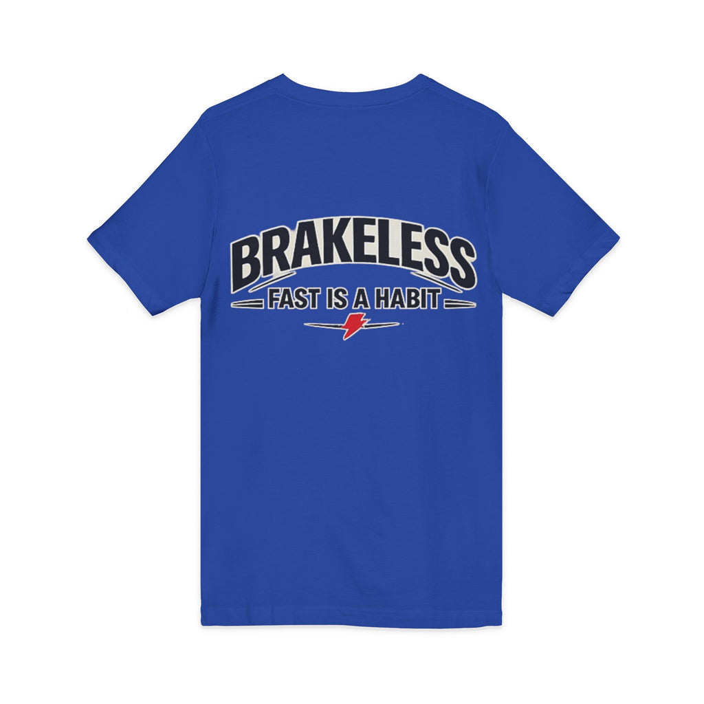 Brakeless "Fast Is a Habit" V-Neck T-Shirt – Racing Streetwear Tee