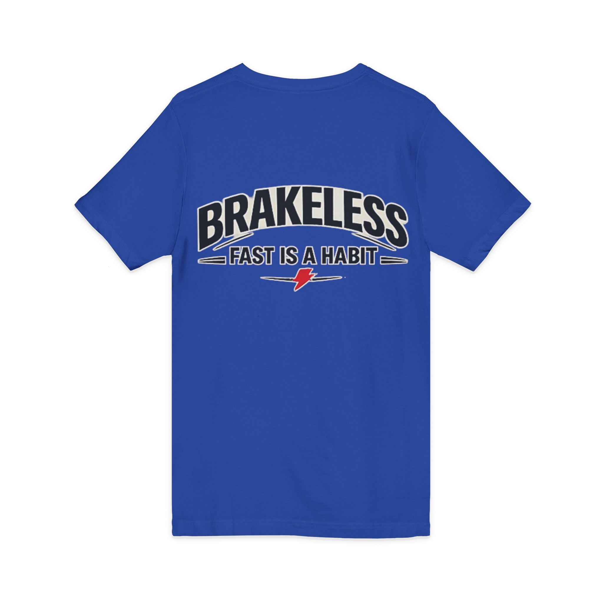 Brakeless "Fast Is a Habit" V-Neck T-Shirt – Racing Streetwear Tee