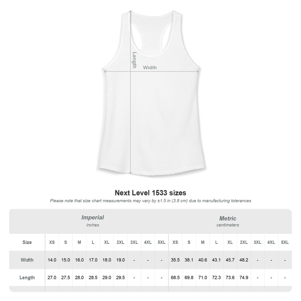 Women's Red Pit Crew - Racerback Tank