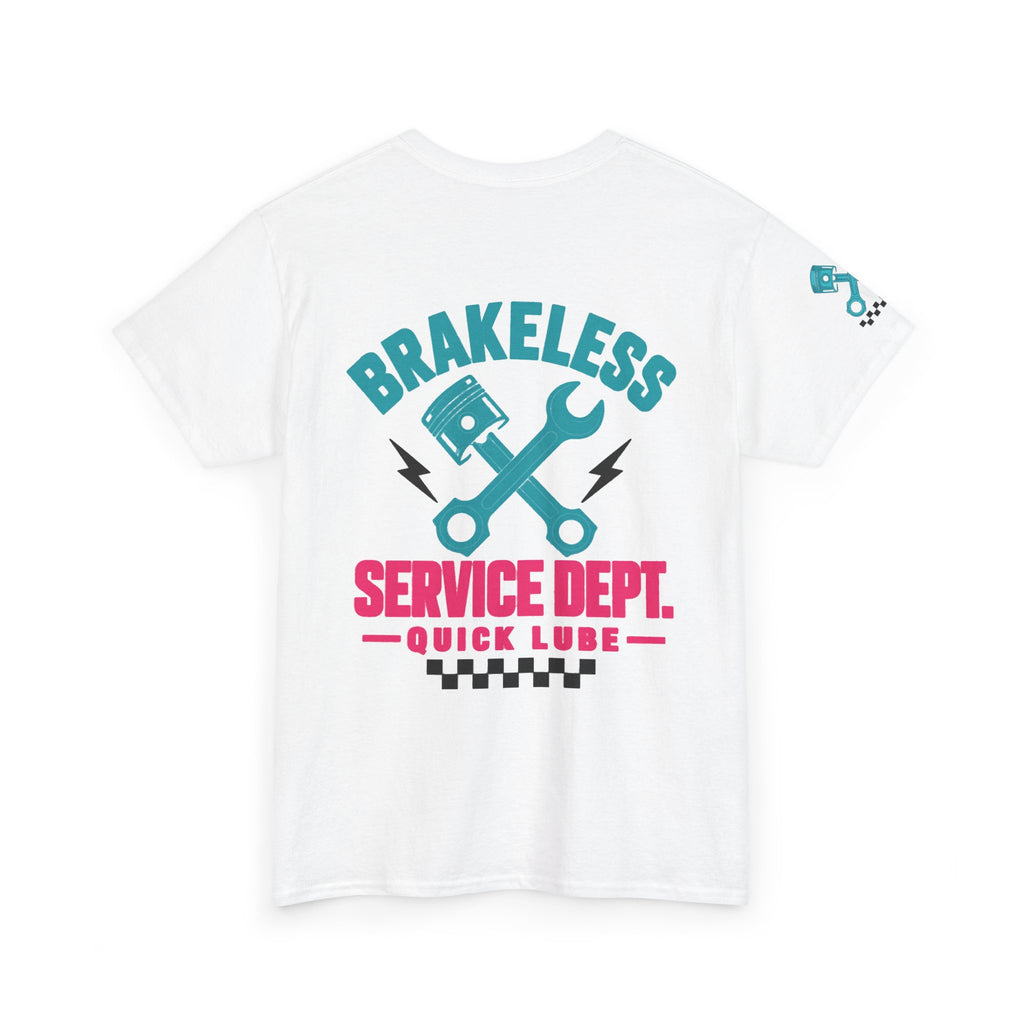 Brakeless Quick Lube T-Shirt (White) - Women's