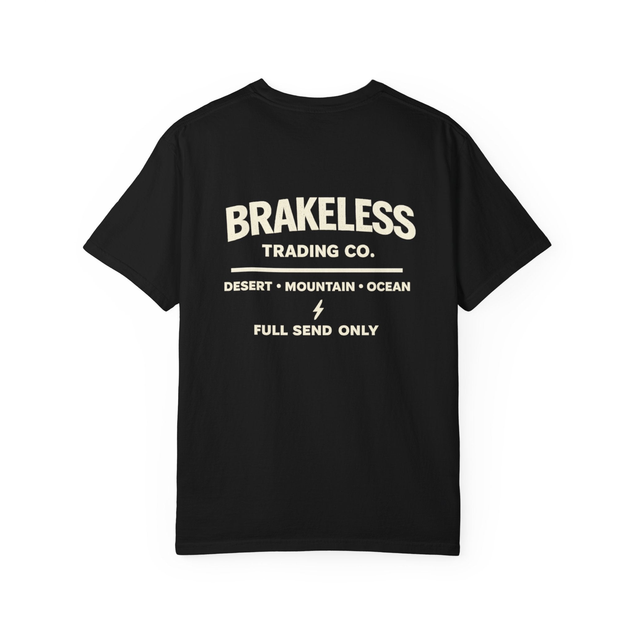 Brakeless Trading Co. Graphic T-Shirt – Desert • Mountain • Ocean Adventure Tee