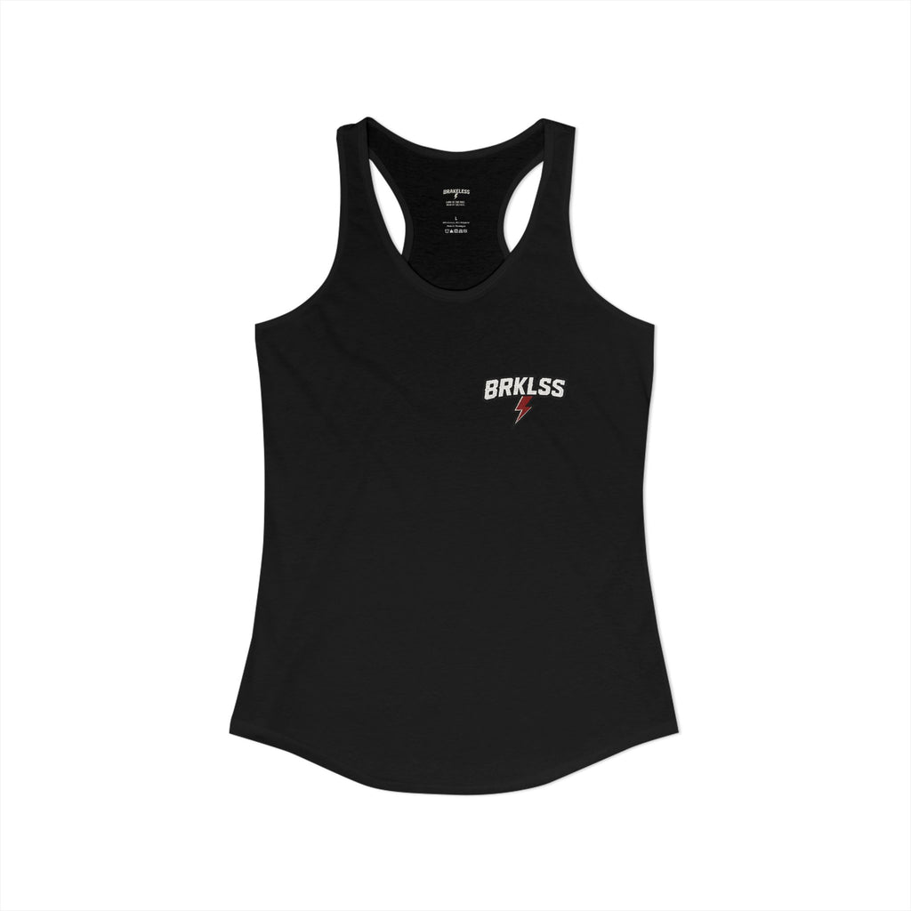 LIVE FREE. STAY BRAKELESS. Racerback Tank Top