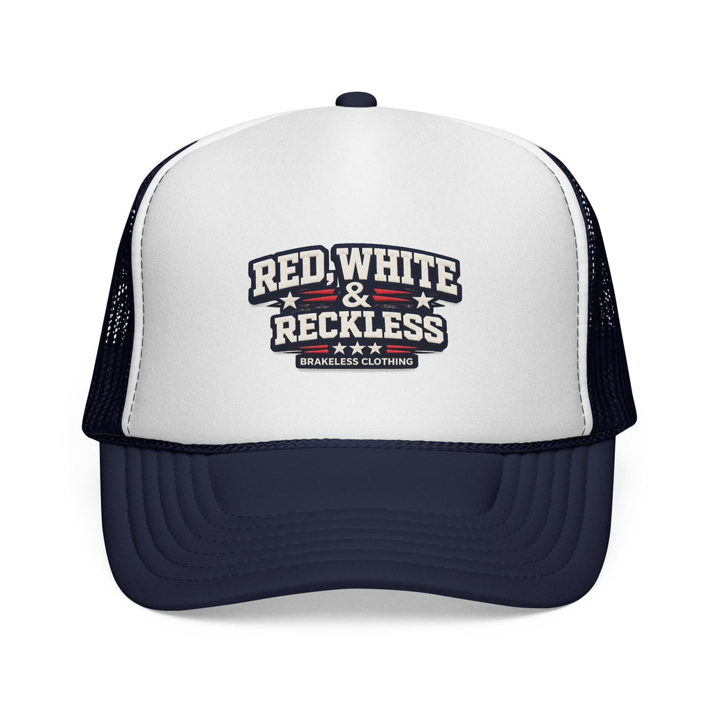 Red, White & Reckless BRAKELESS Trucker Cap