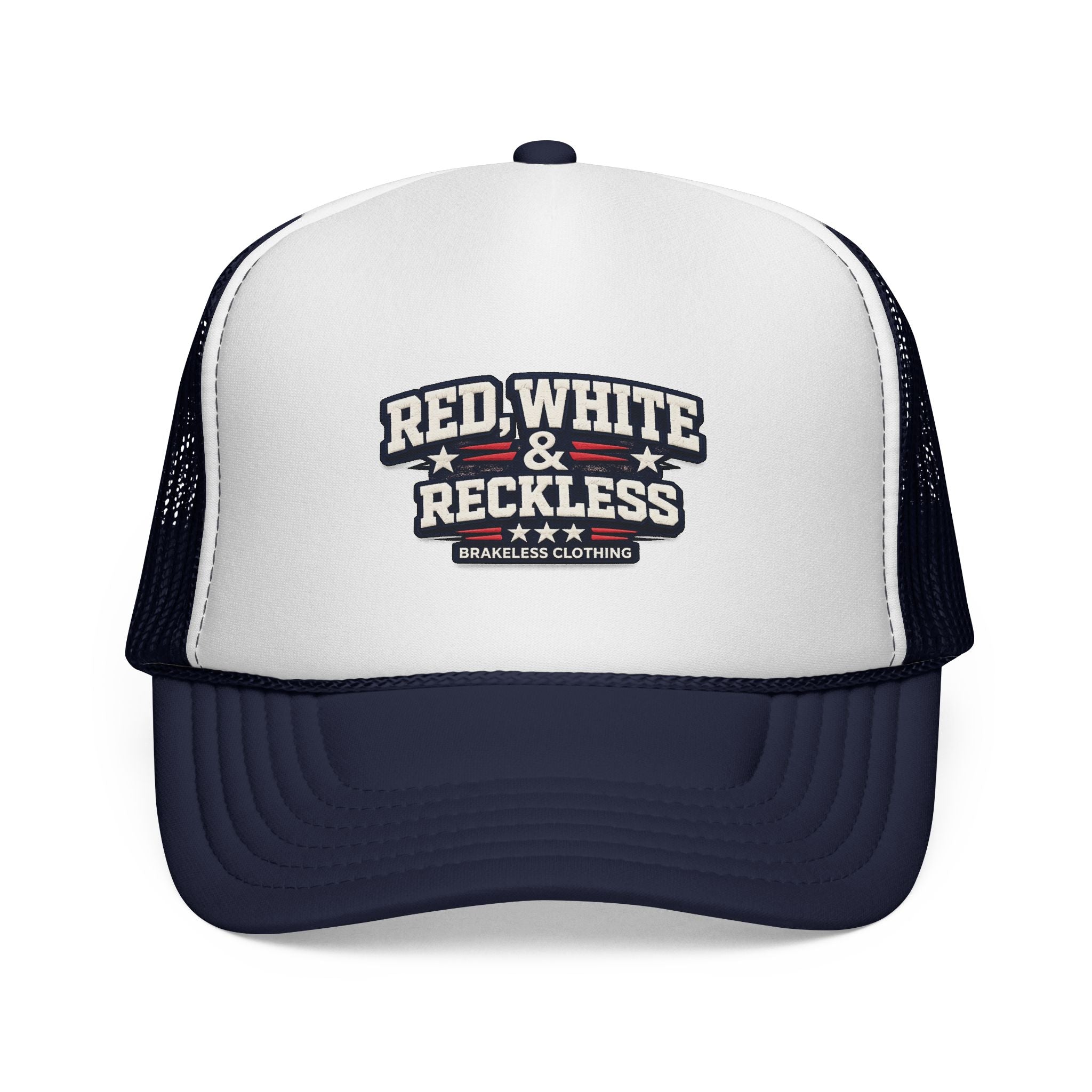 Red, White & Reckless BRAKELESS Trucker Cap