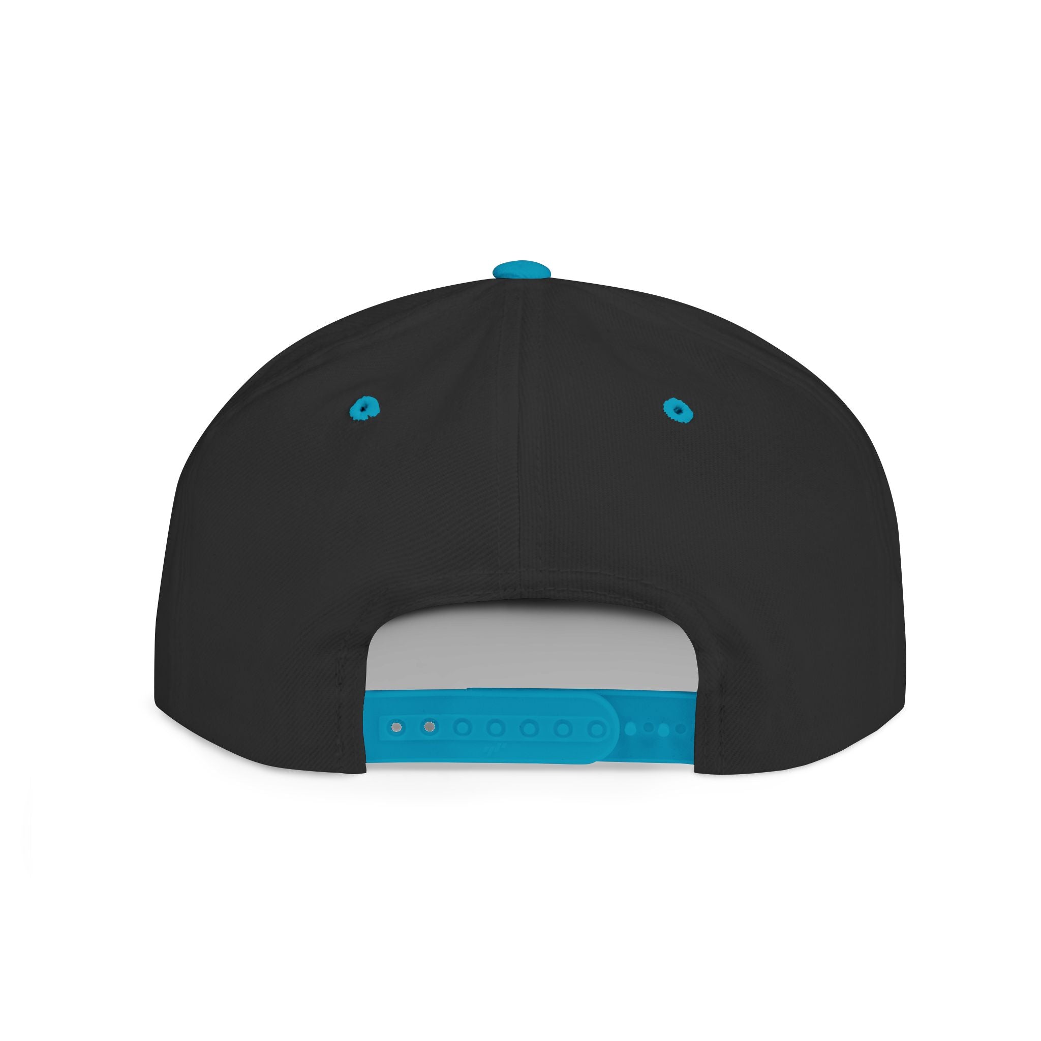 Camo Flat Bill Snapback Hat — BRAVELESS Pink Embroidered Slogan