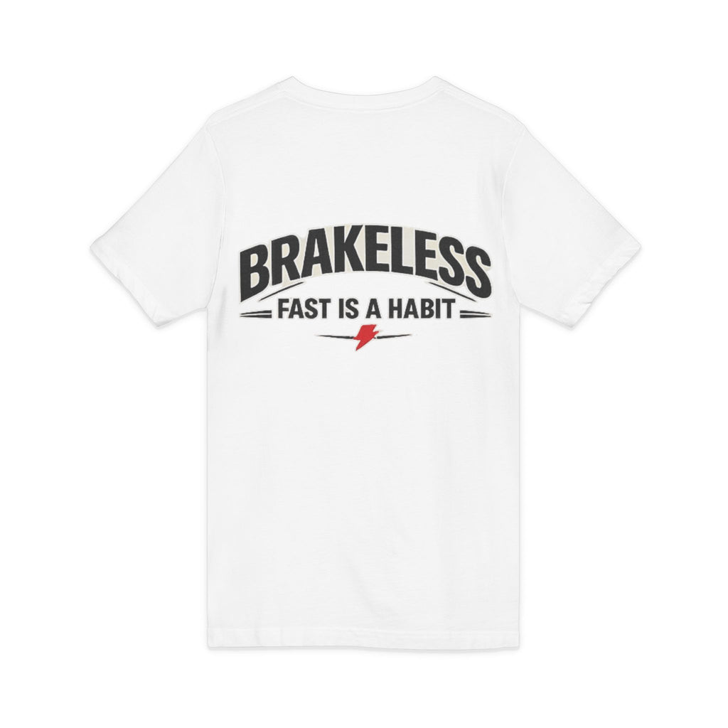 Brakeless "Fast Is a Habit" V-Neck T-Shirt – Racing Streetwear Tee