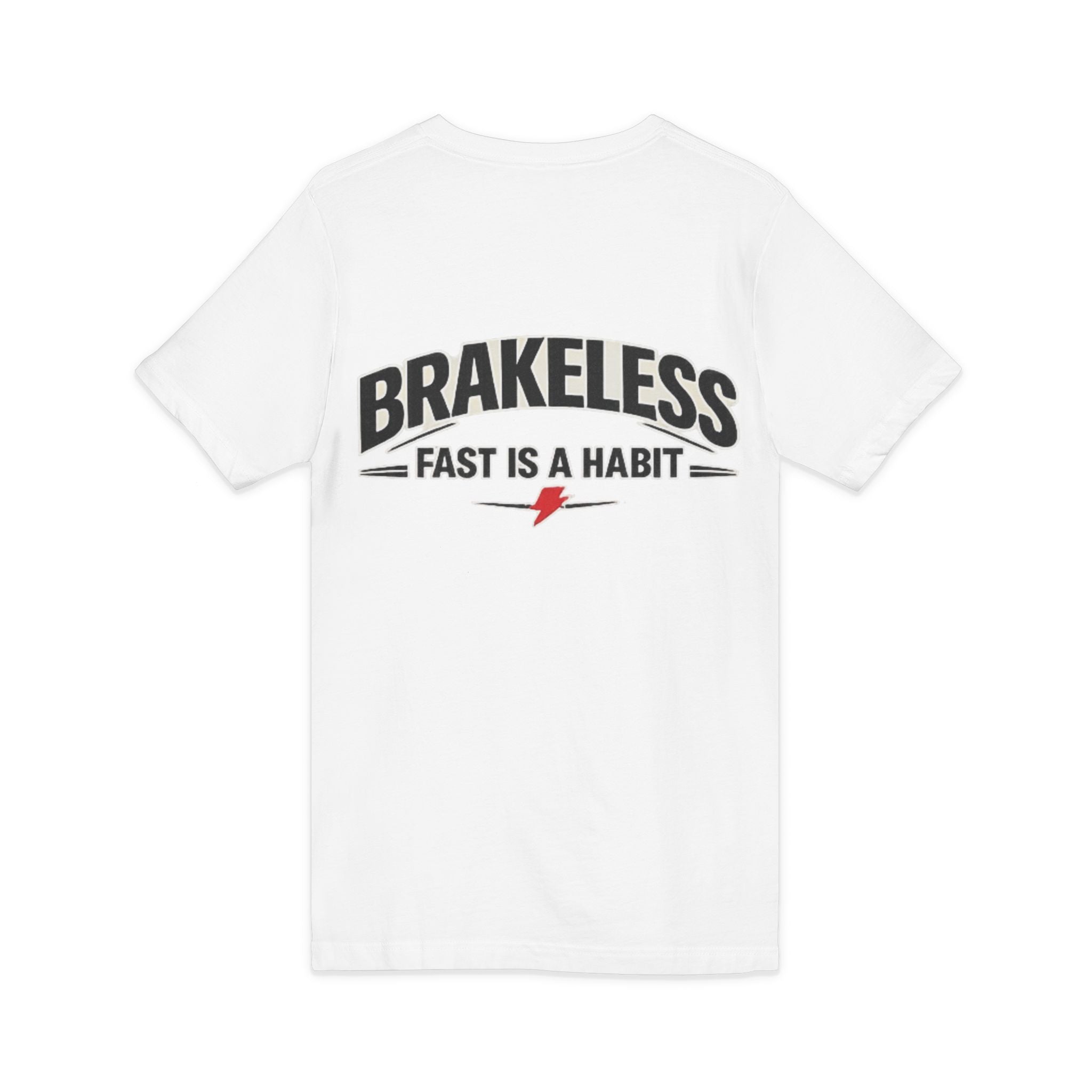 Brakeless "Fast Is a Habit" V-Neck T-Shirt – Racing Streetwear Tee