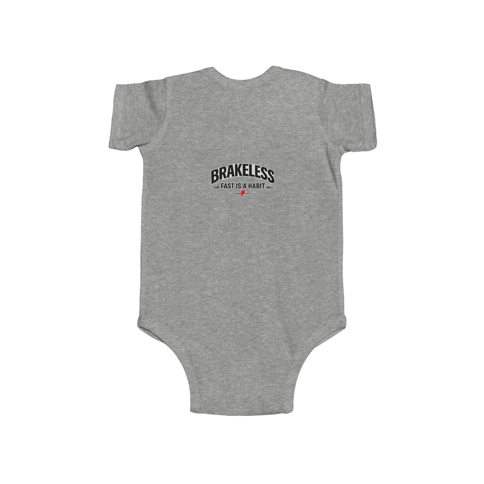 Infant Bodysuit — 'No Brakes, Just Binkies' Brakeless Racing Baby Onesie