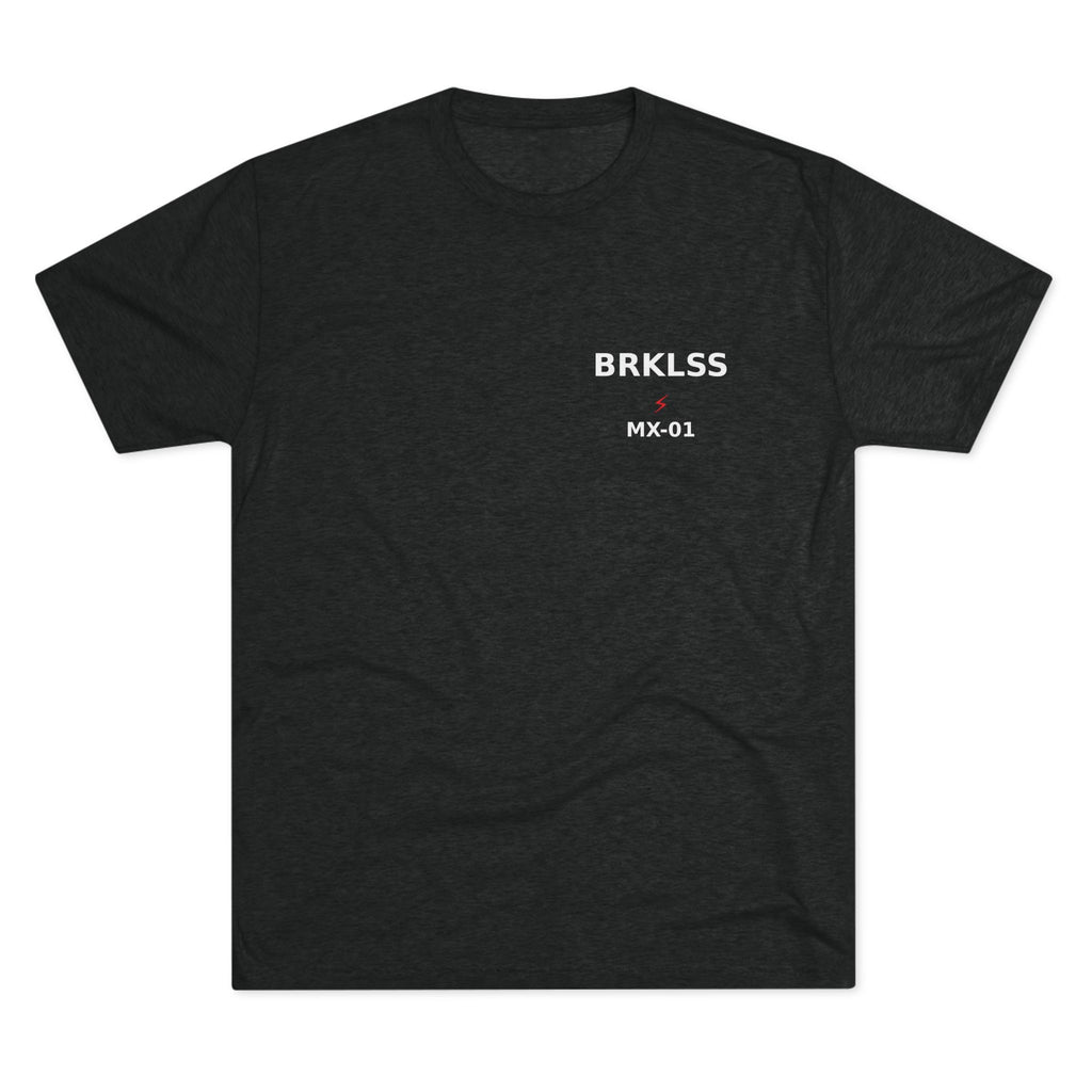Brakeless Racing Tee — 'No Brakes. Full Throttle.' Graphic Crew Shirt