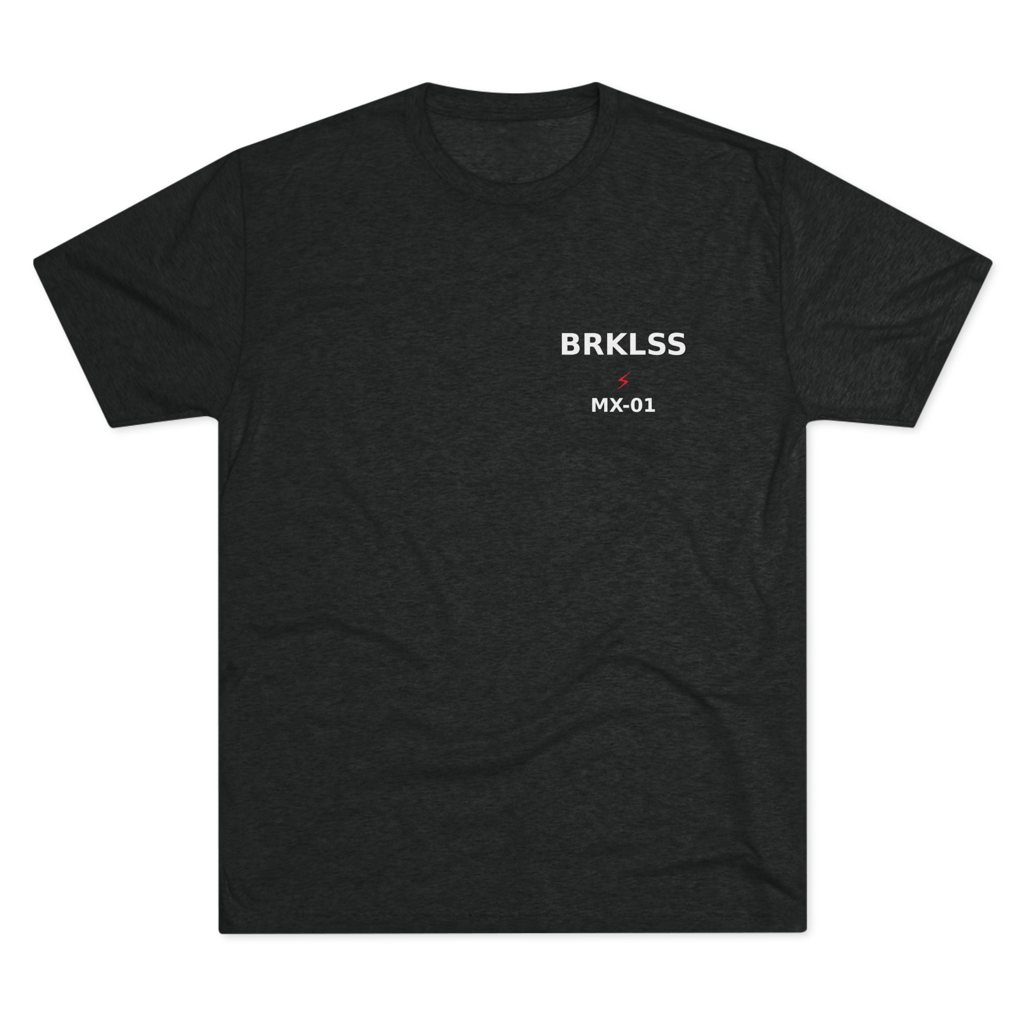 Brakeless Racing Tee — 'No Brakes. Full Throttle.' Graphic Crew Shirt