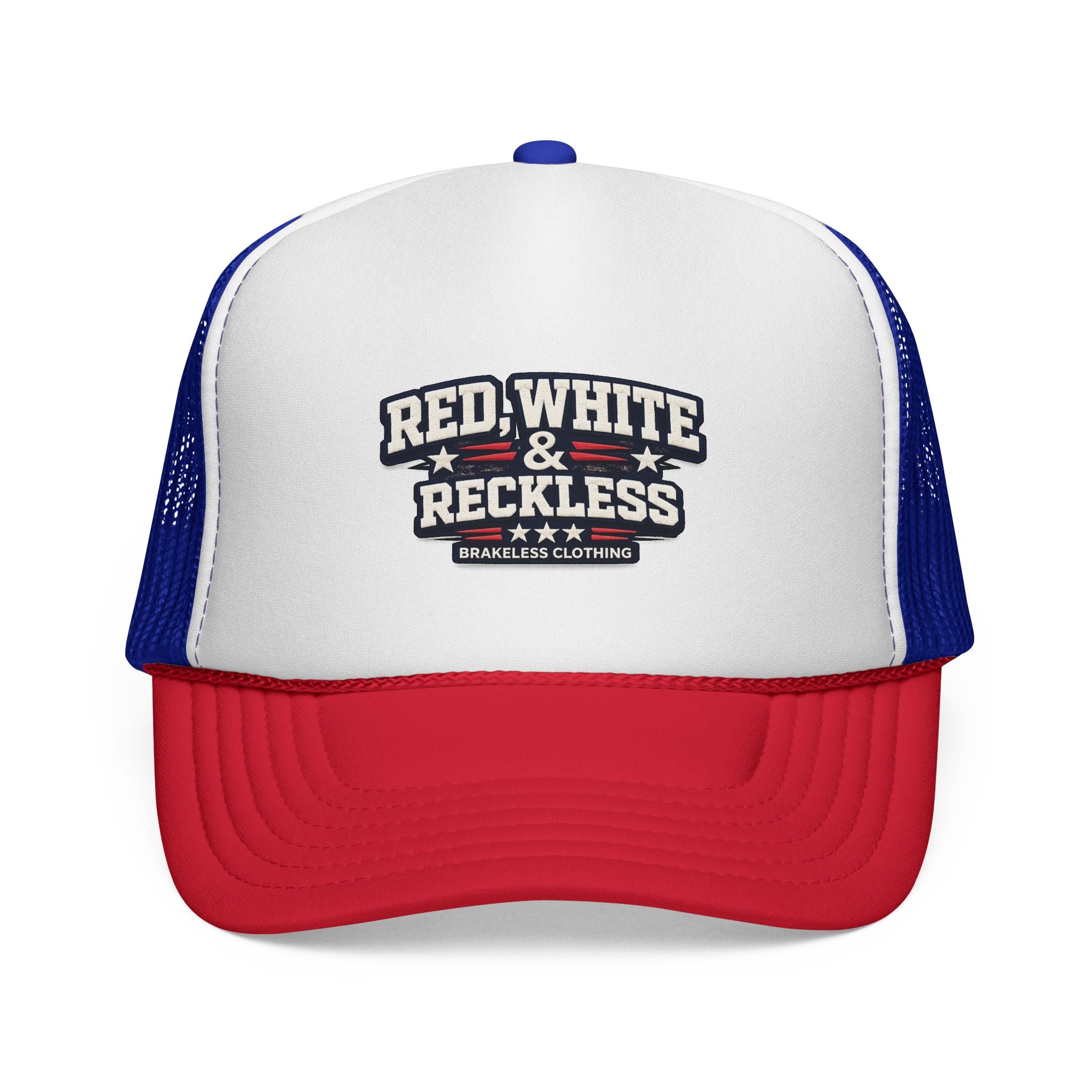 Red, White & Reckless BRAKELESS Trucker Cap