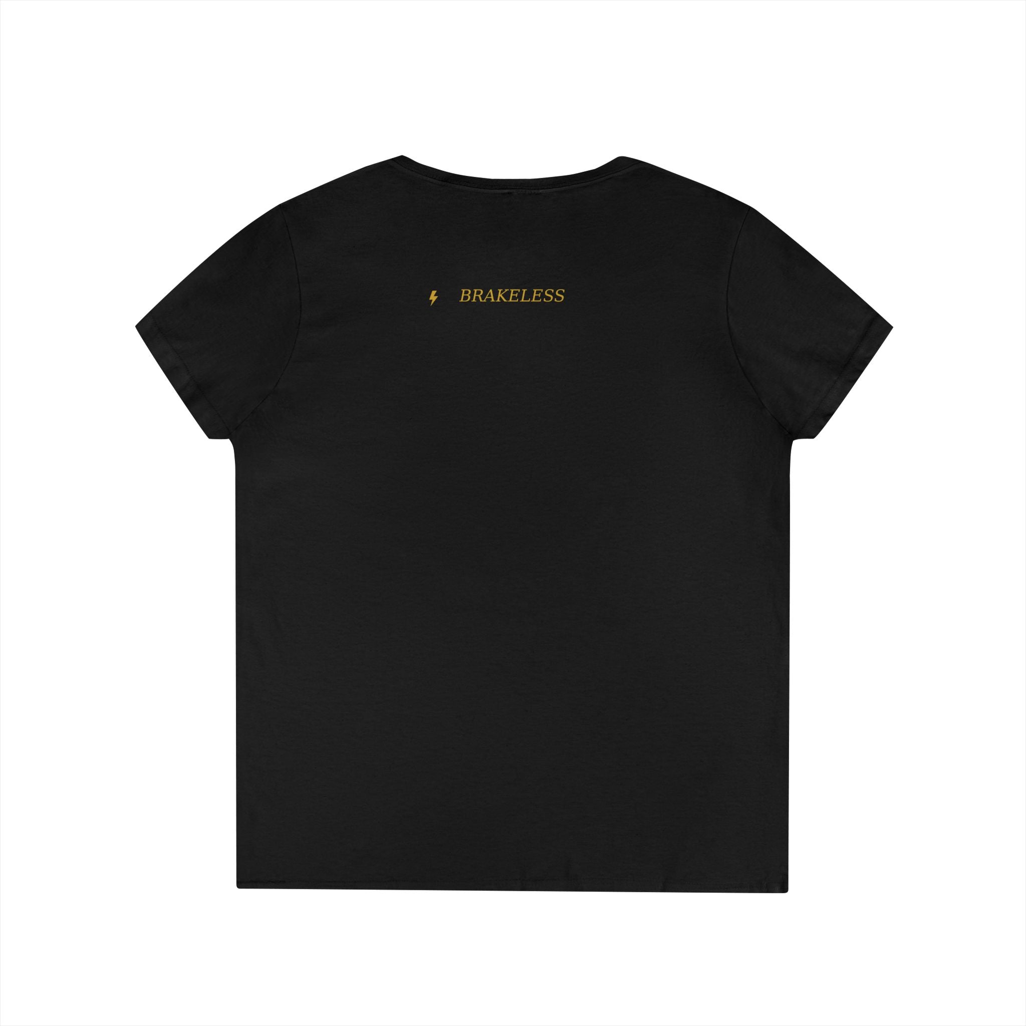 Just Jackpots - Ladies' V-Neck T-Shirt — Minimal Gold