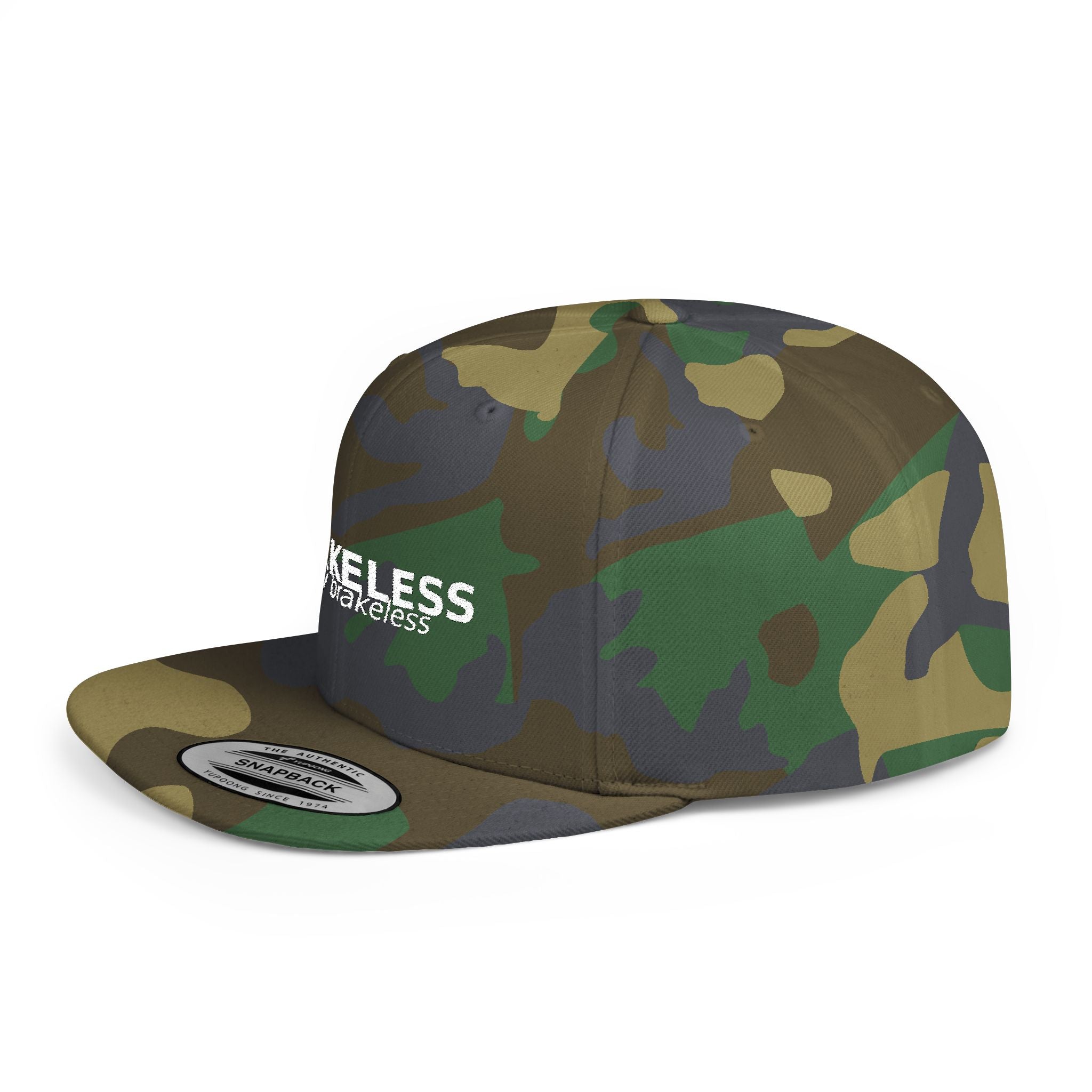 Snapback Hat — "BRAKELESS Stay Brakeless" Streetwear Cap
