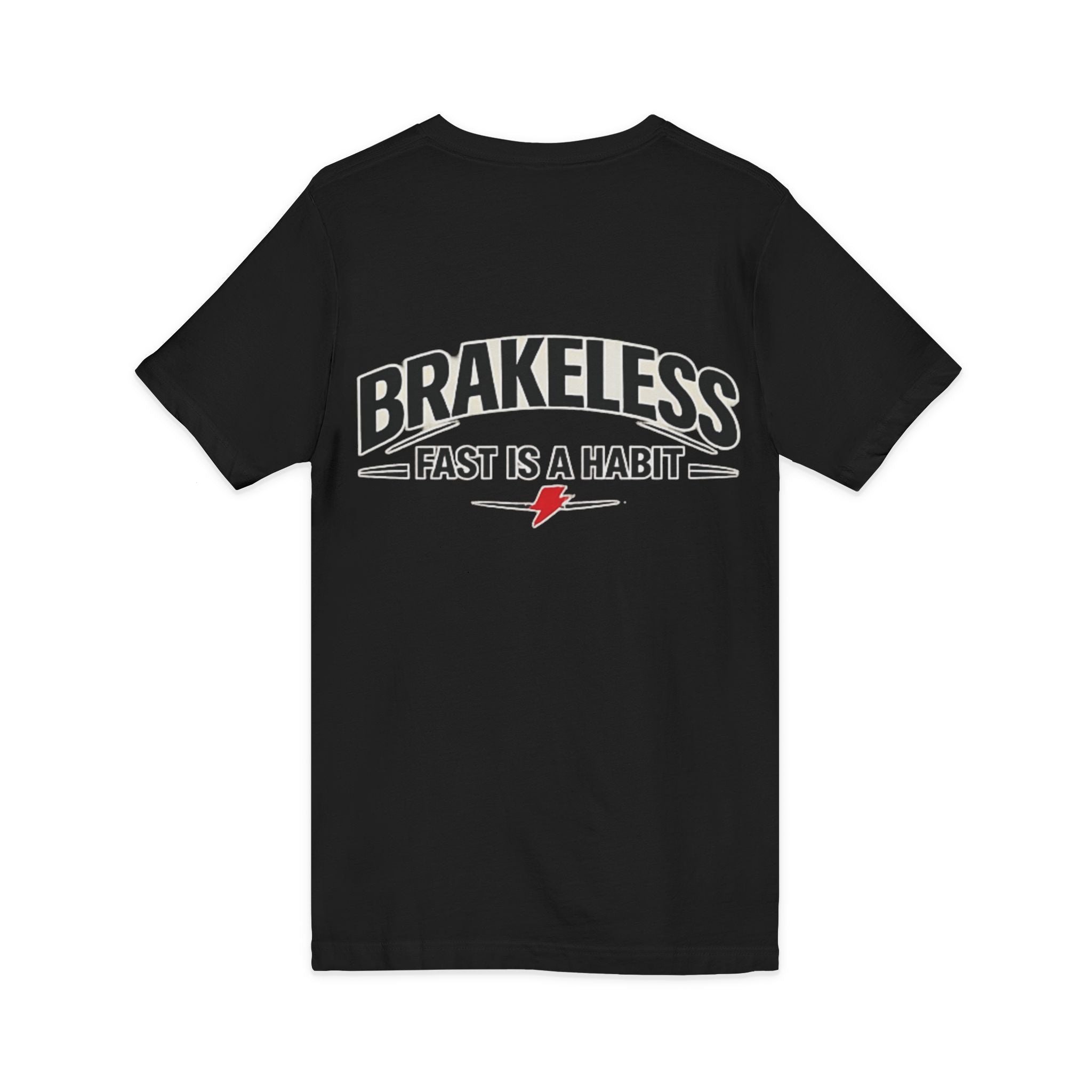 Brakeless "Fast Is a Habit" V-Neck T-Shirt – Racing Streetwear Tee