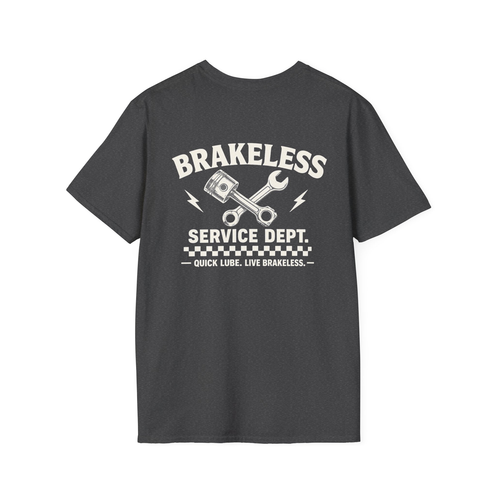 'Quick Lube, Live Brakeless' Tee