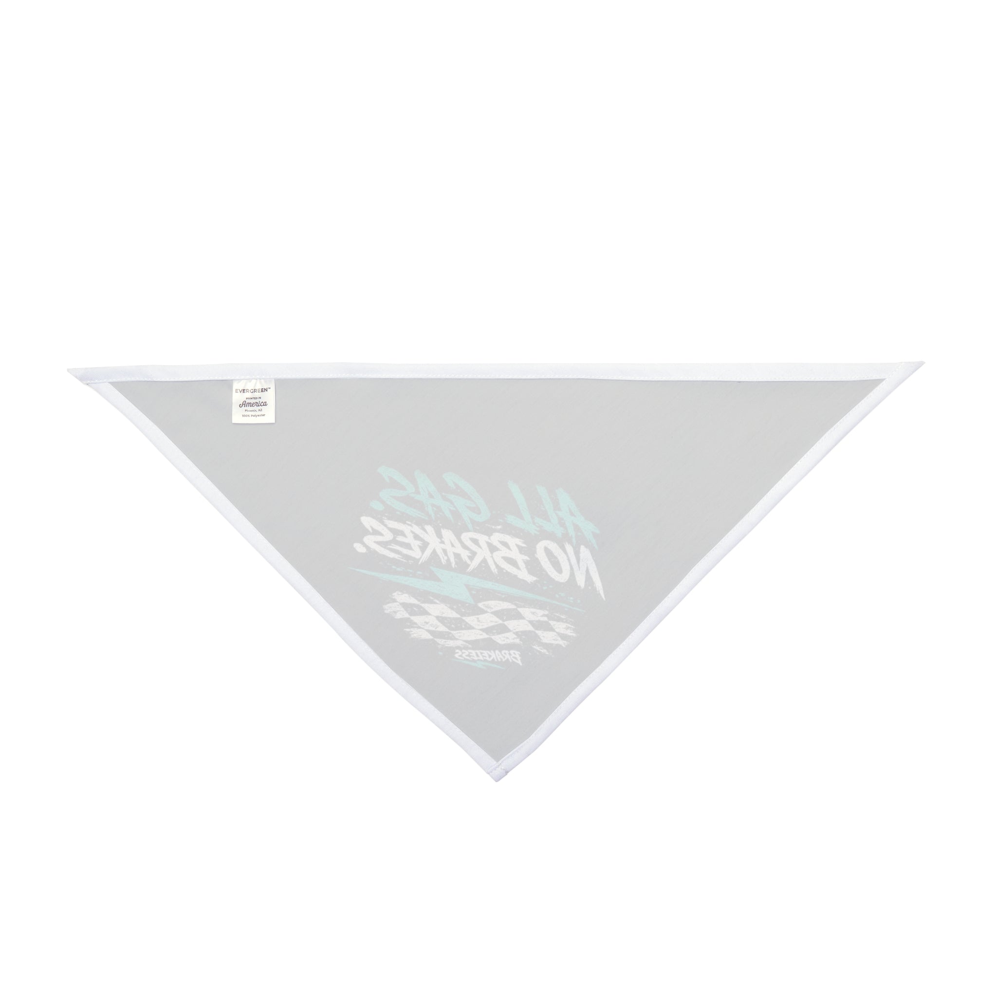 Pet Bandana — "All Gas, No Brakes" BRAKELESS Dog Bandana