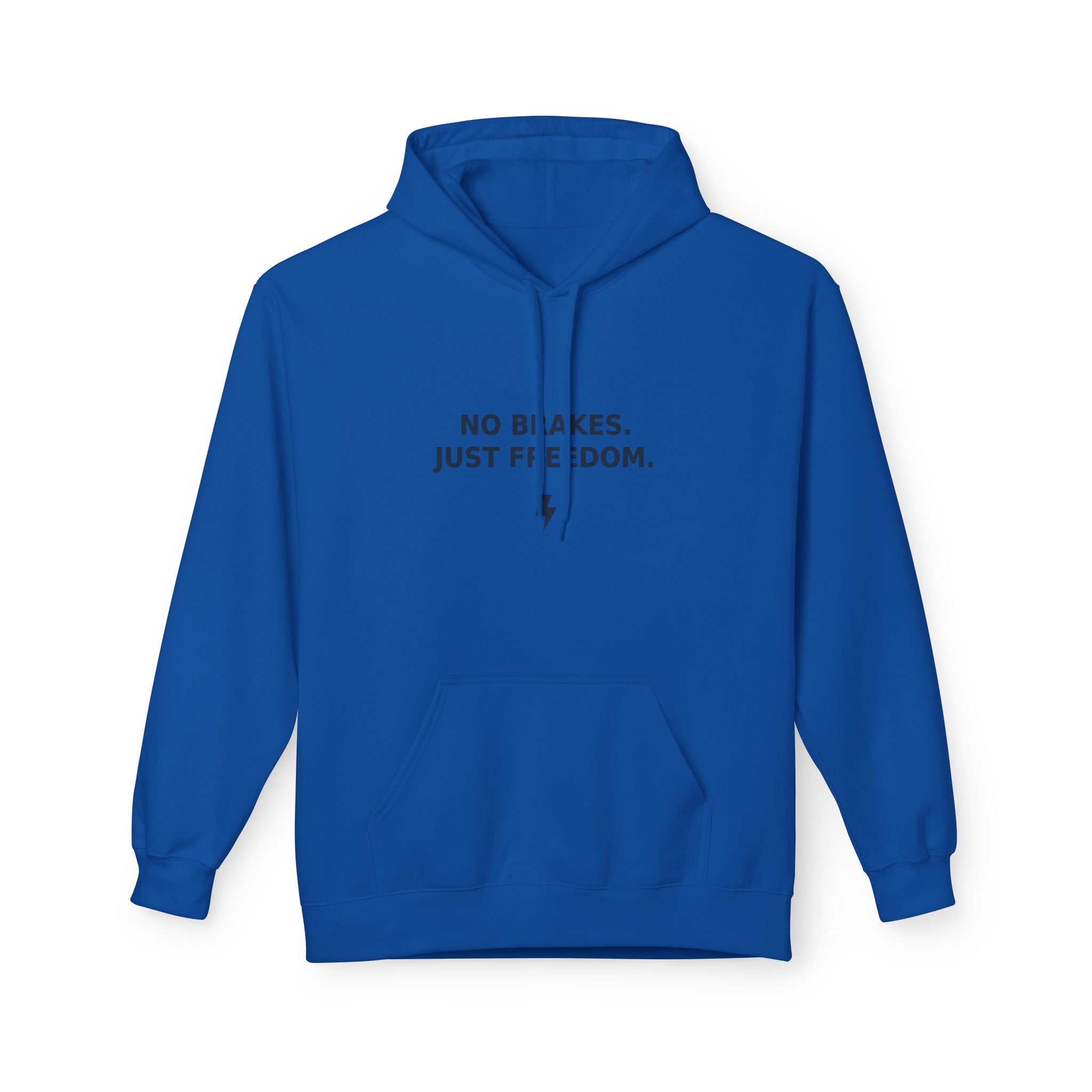 Brakeless Freedom Club Hoodie — 'No Brakes. Just Freedom.' Racing Pullover