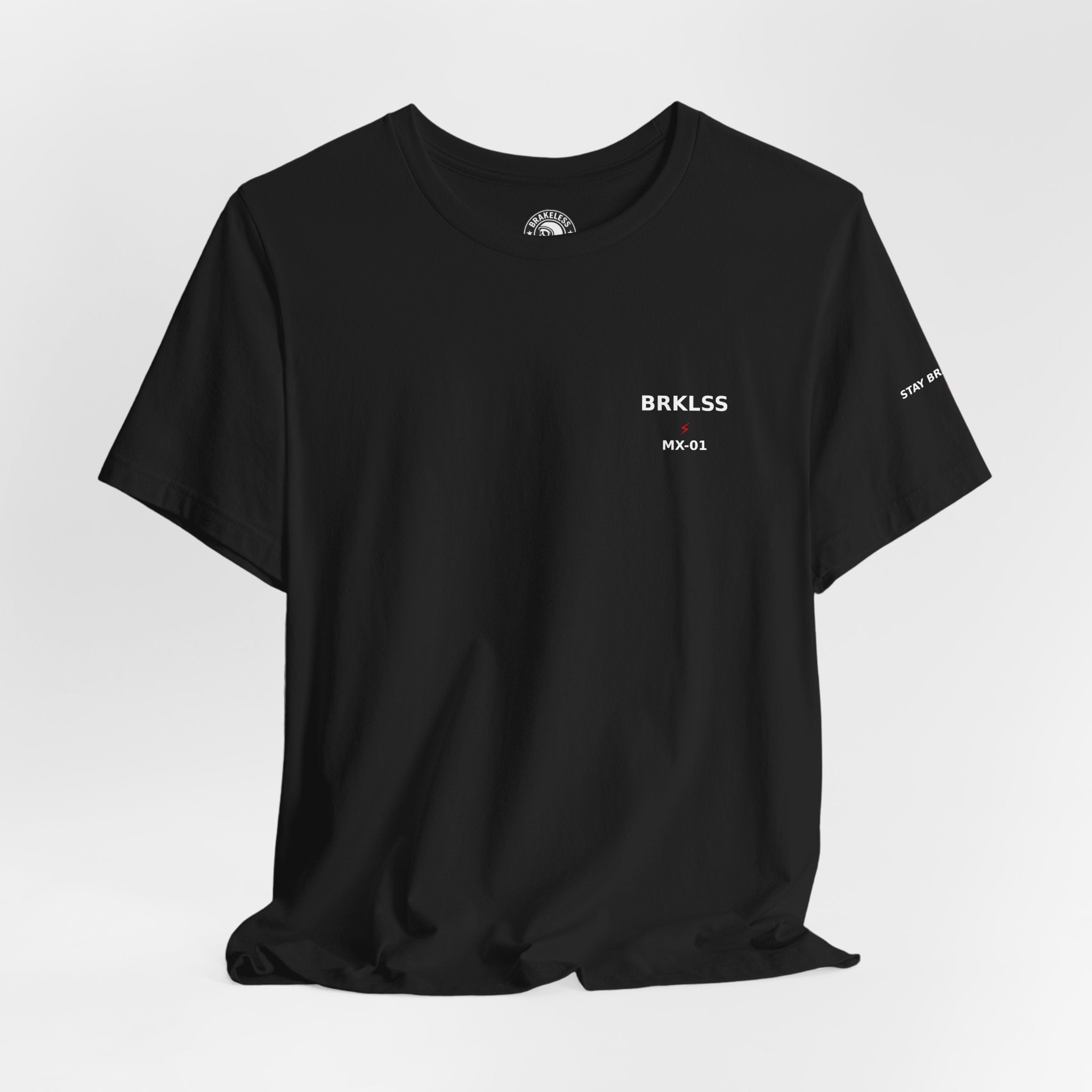 Brakeless Racing Division T‑Shirt — 'No Brakes. Full Throttle.' Graphic Tee