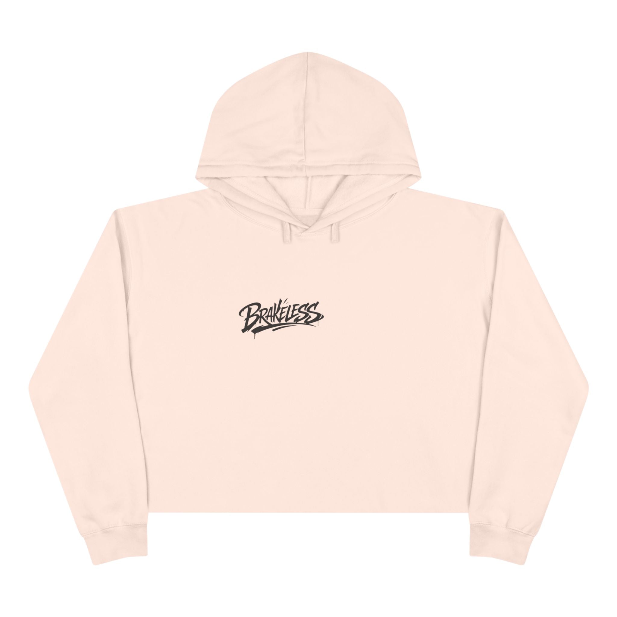 Brakeless 'Fast Is a Habit' Cropped Hoodie