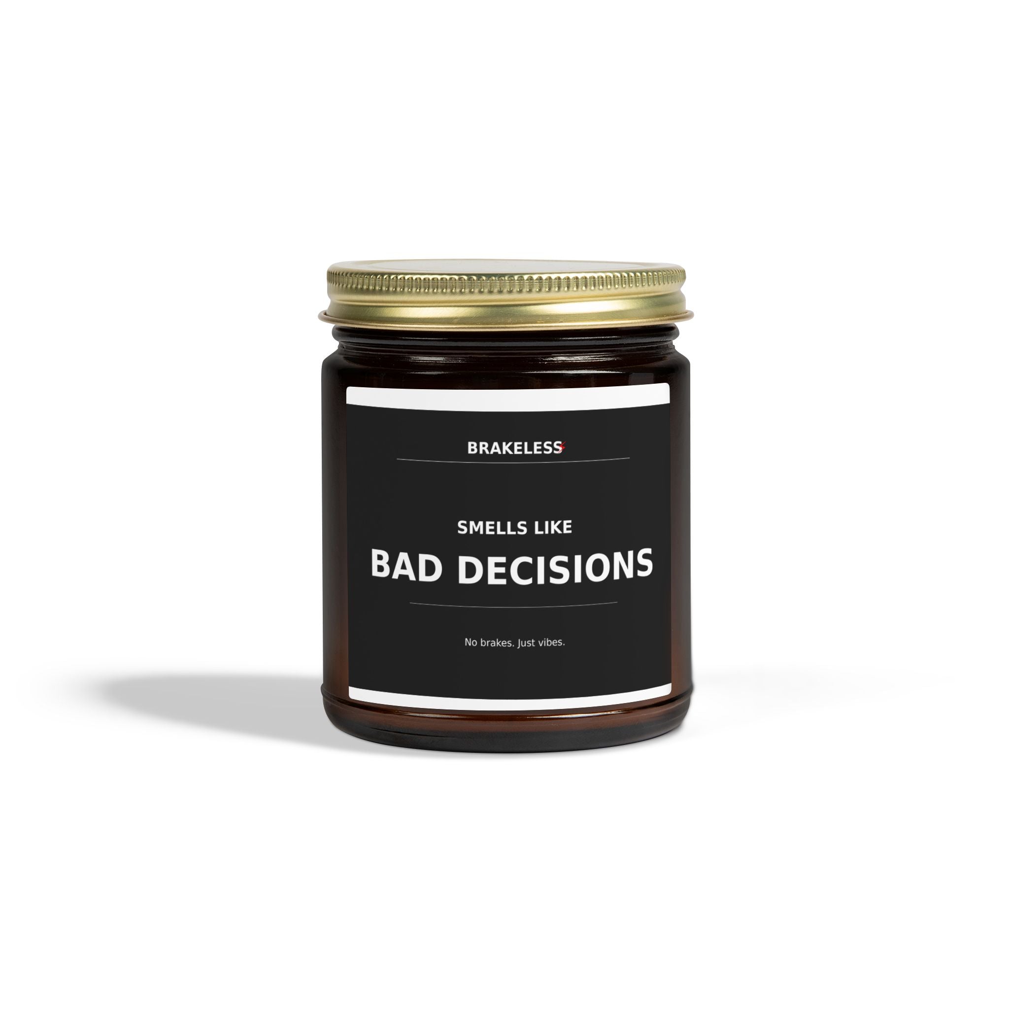 Smells Like Bad Decisions Coconut Apricot Scented Candle (4oz, 9oz)