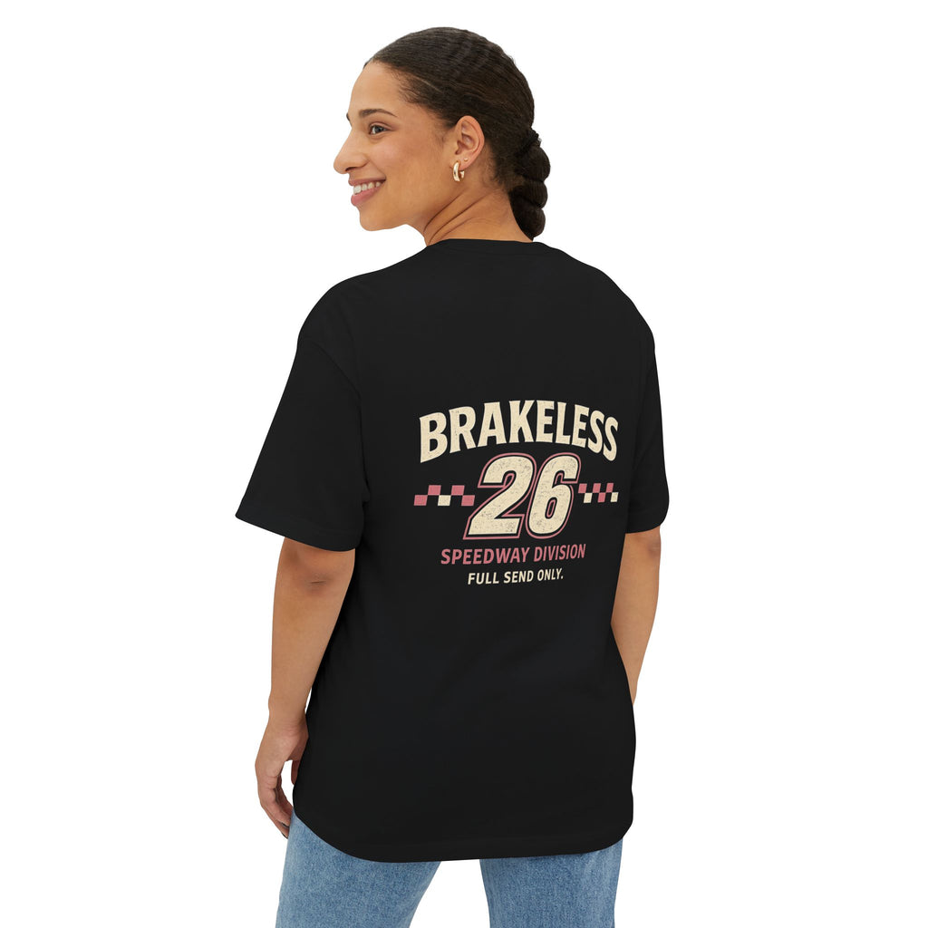 Motocross Streetwear Oversized Boxy Tee — Brakeless Clothing Design