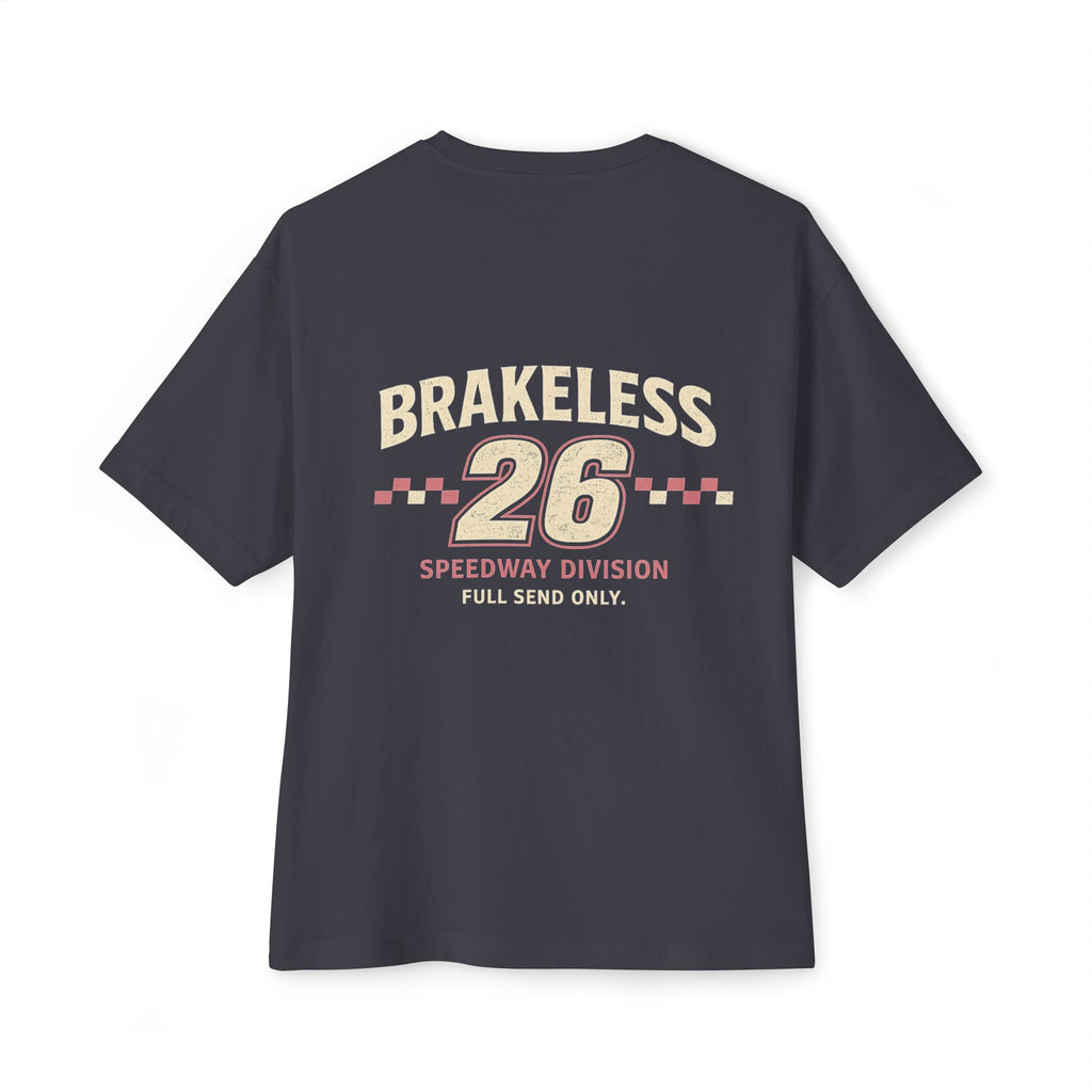 Motocross Streetwear Oversized Boxy Tee — Brakeless Clothing Design