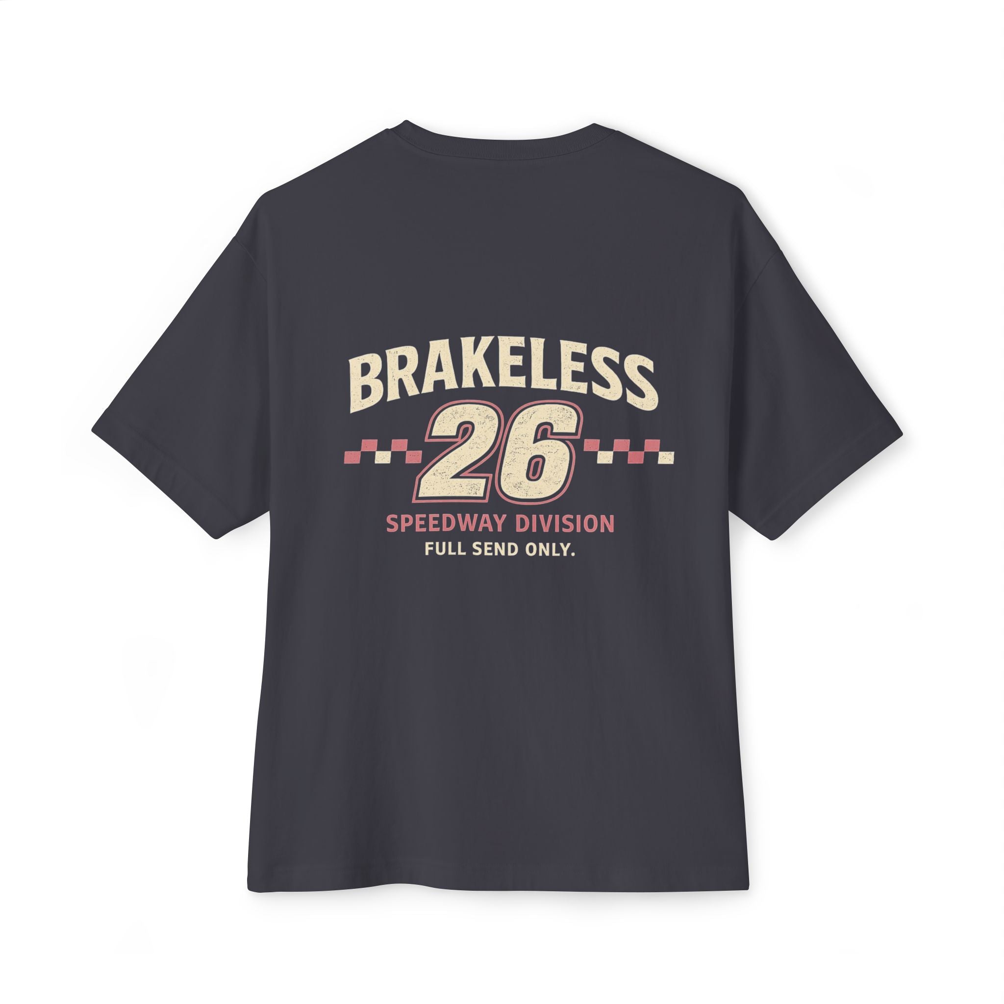 Motocross Streetwear Oversized Boxy Tee — Brakeless Clothing Design