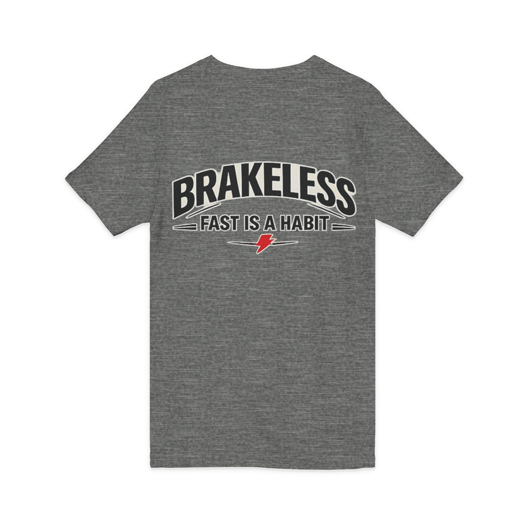 Brakeless "Fast Is a Habit" V-Neck T-Shirt – Racing Streetwear Tee
