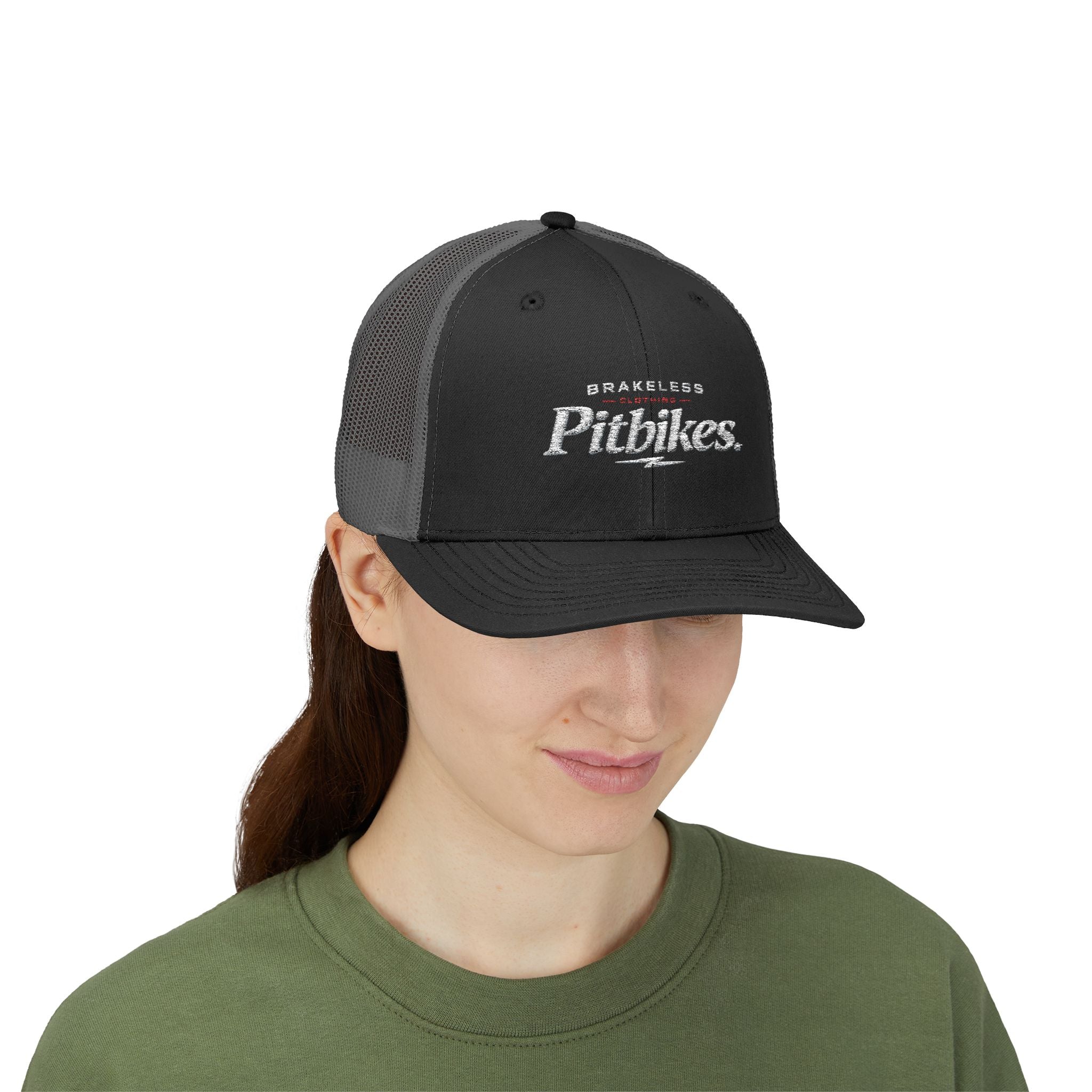 Pitbikes Trucker Cap — Brakeless Vintage Snapback