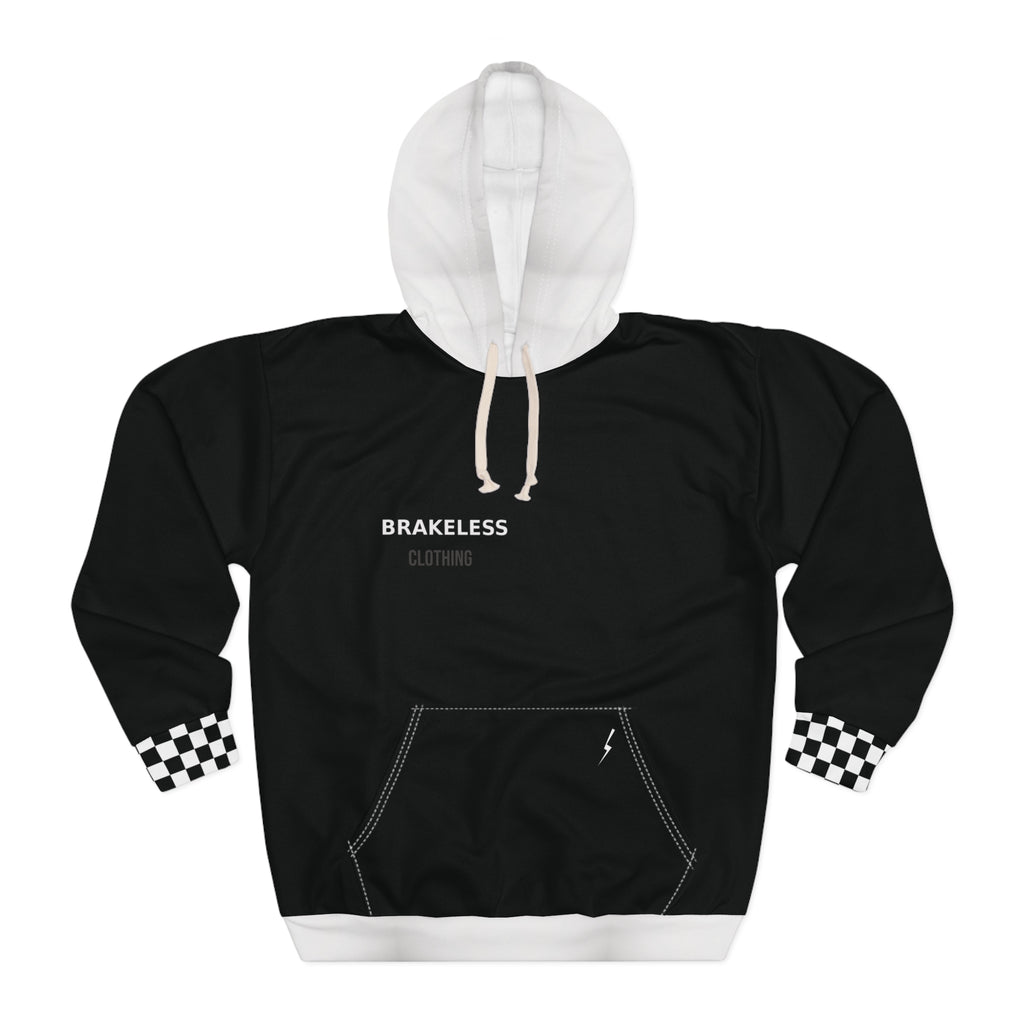 Hoodie — Brakeless “No Brakes Full Send” Racing Pullover