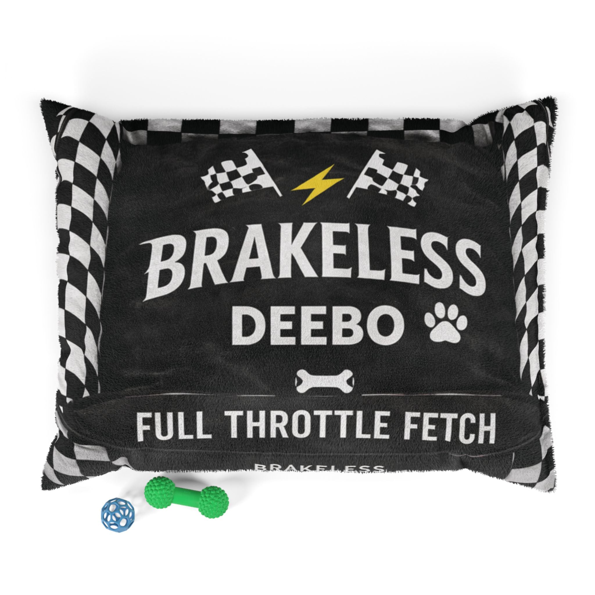 Brakeless 'PET' Racing Dog Bed — CUSTOMIZE YOUR PET'S NAME