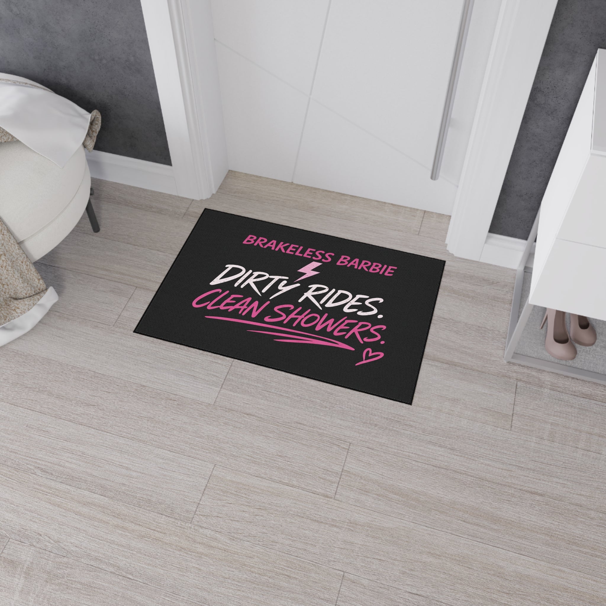 Brakeless Barbie Floor Mat | Dirty Rides Clean Showers – BRAKELESS