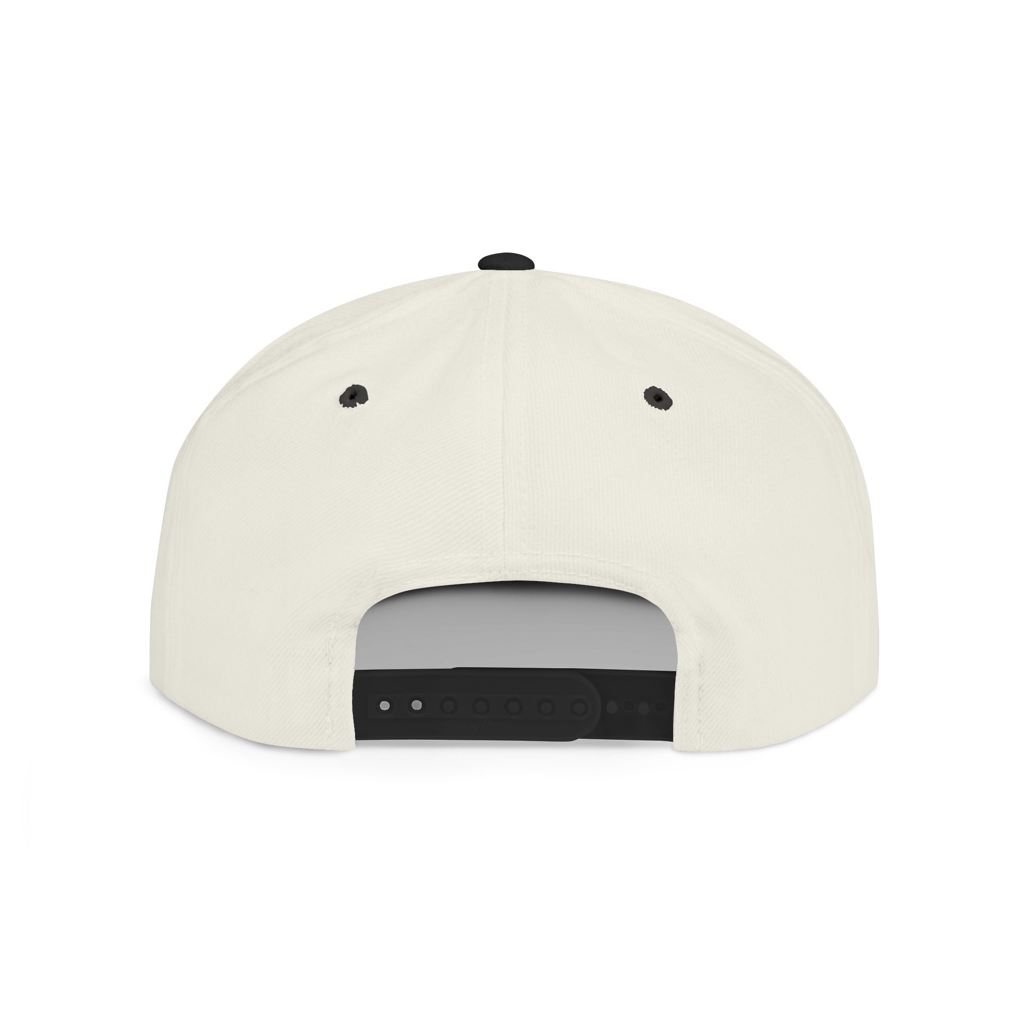 Camo Flat Bill Snapback Hat — BRAVELESS Pink Embroidered Slogan