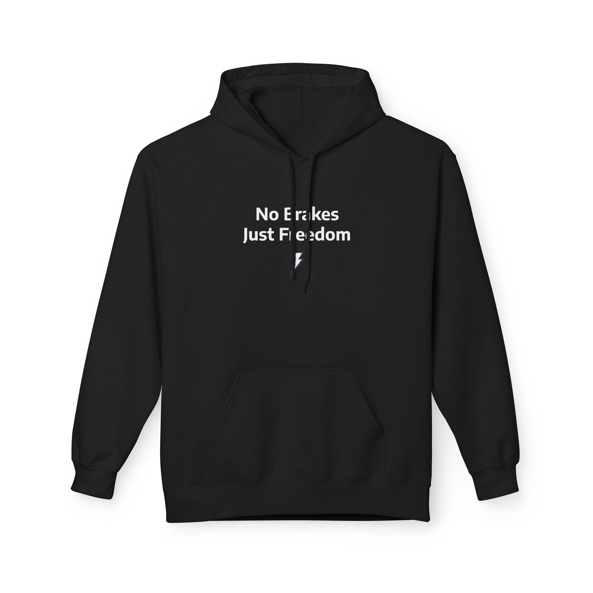 Brakeless Freedom Club Hoodie — 'No Brakes. Just Freedom.' Racing Pullover