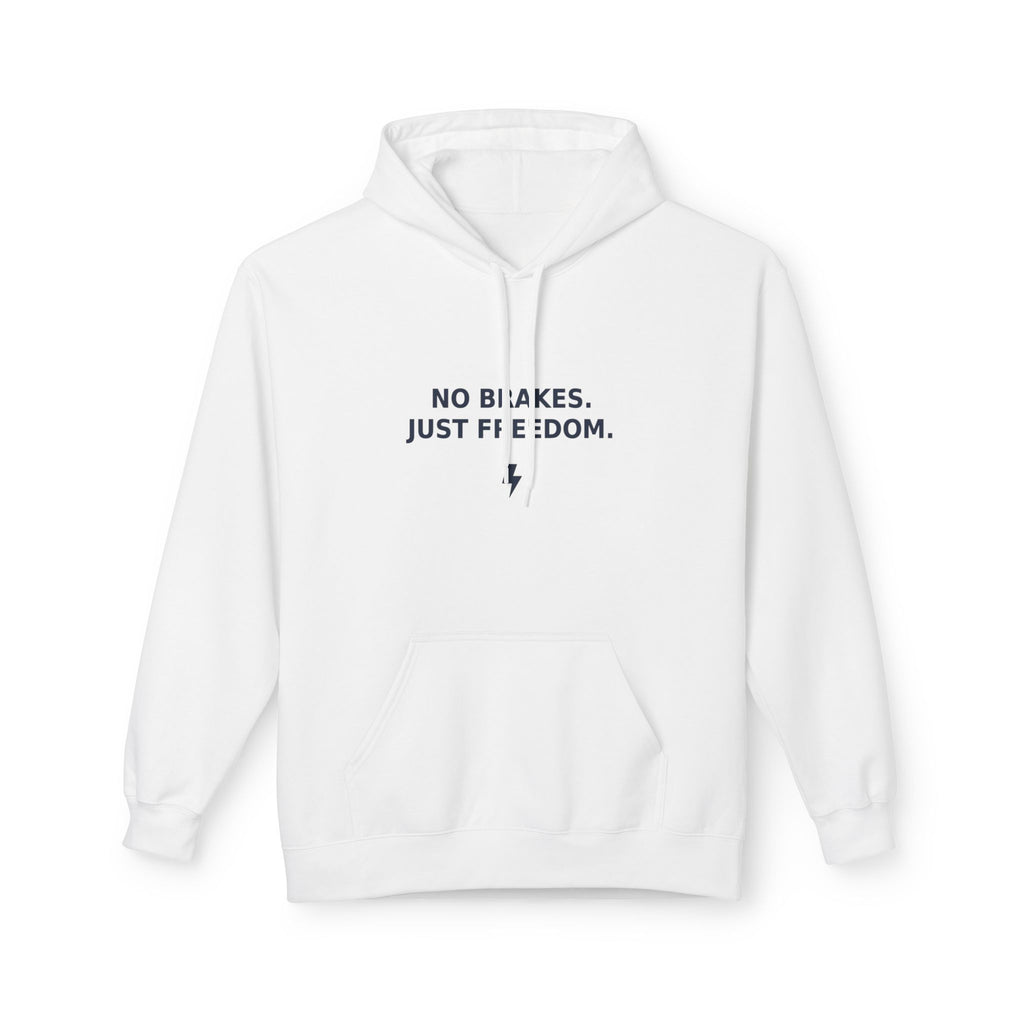 Brakeless Freedom Club Hoodie — 'No Brakes. Just Freedom.' Racing Pullover