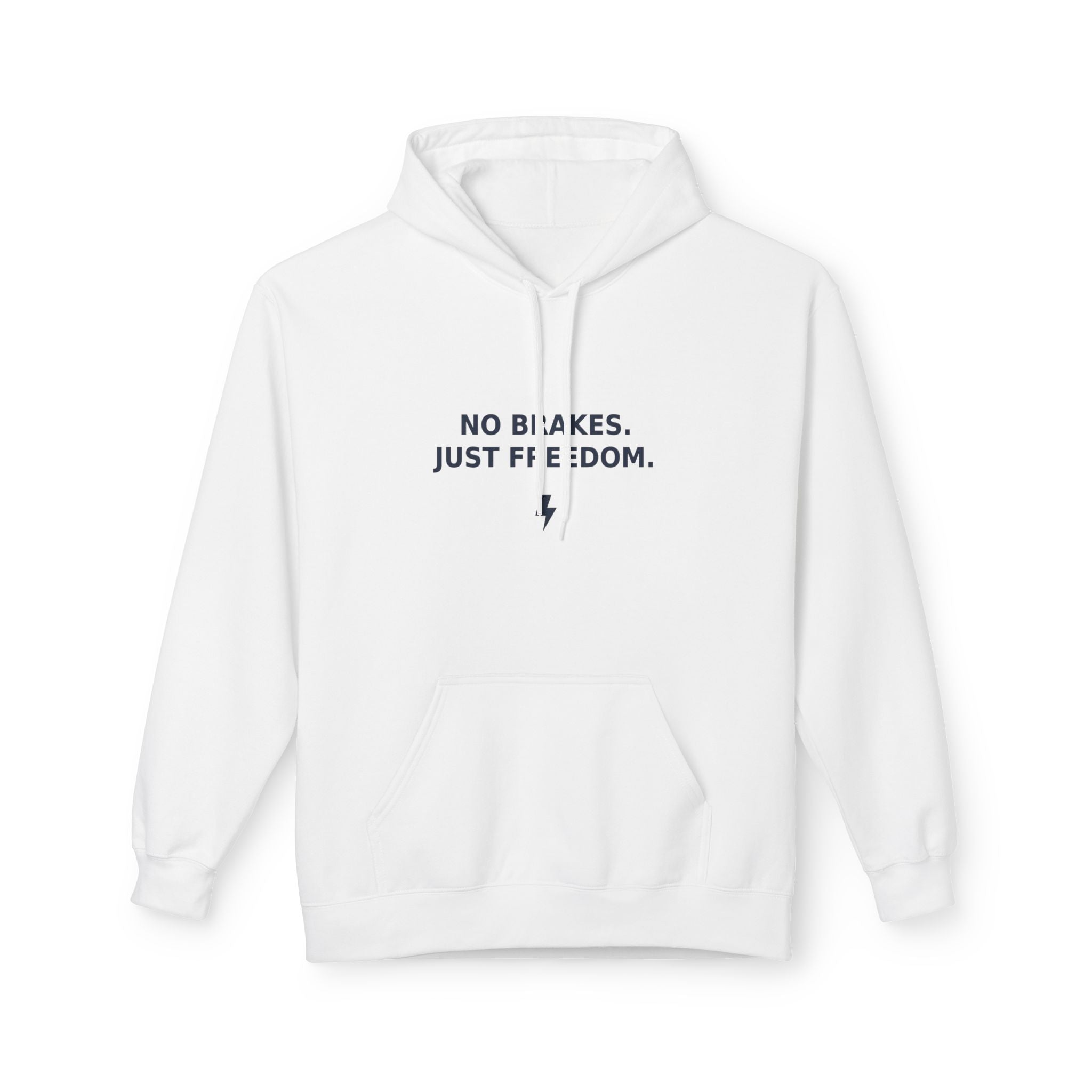 Brakeless Freedom Club Hoodie — 'No Brakes. Just Freedom.' Racing Pullover