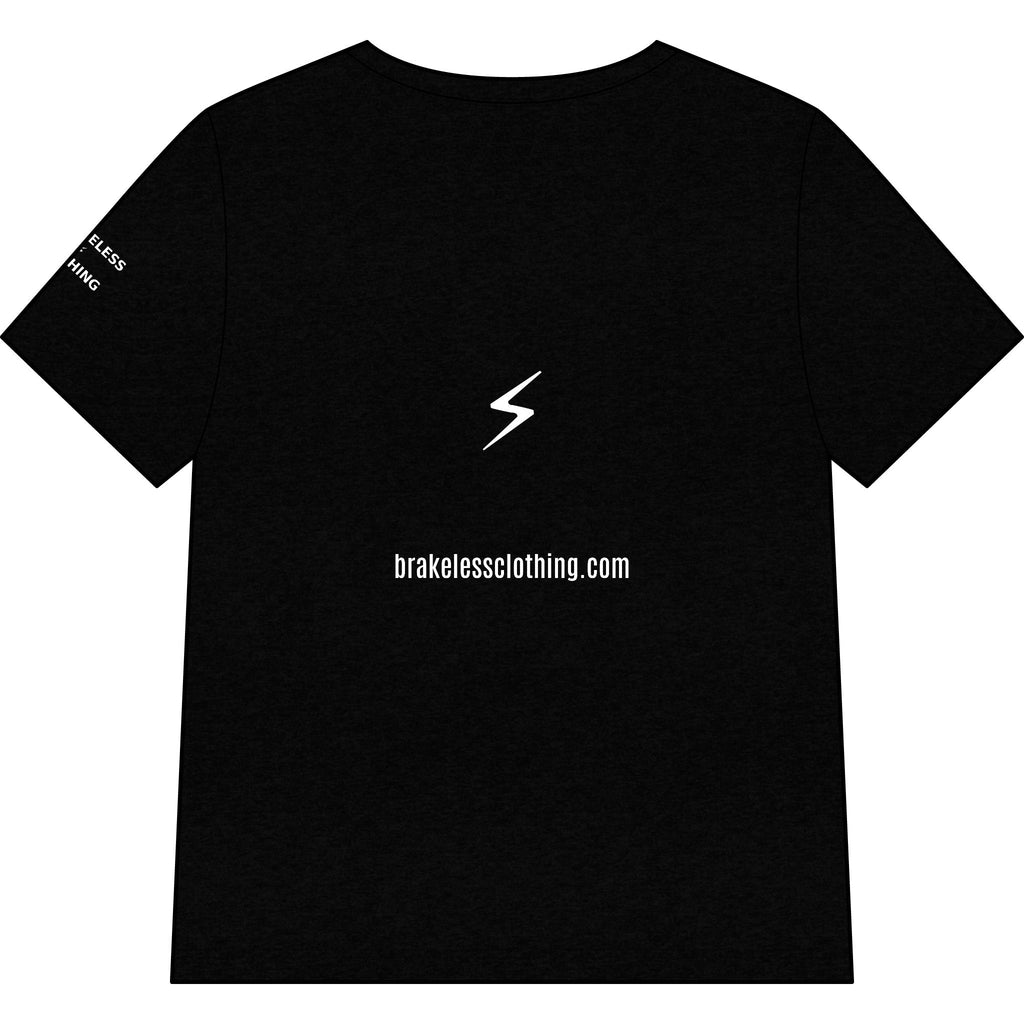 Motorcycle Tee — "I Only Brake to Ear Hustle" V-Neck for Women