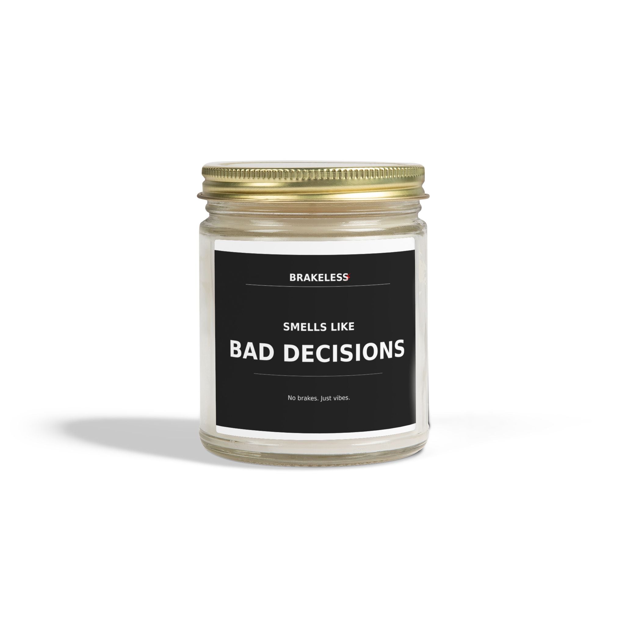 Smells Like Bad Decisions Coconut Apricot Scented Candle (4oz, 9oz)
