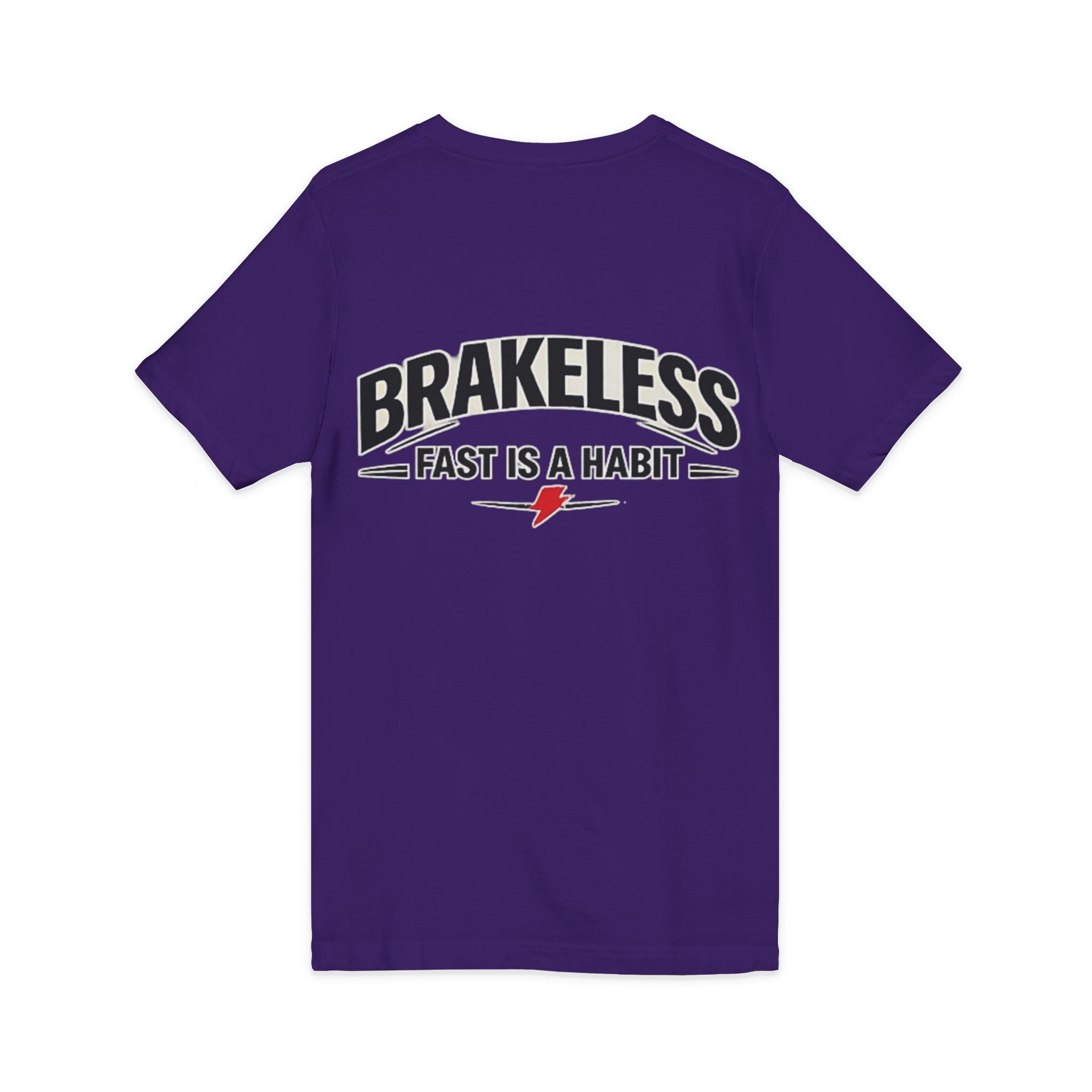 Brakeless "Fast Is a Habit" V-Neck T-Shirt – Racing Streetwear Tee