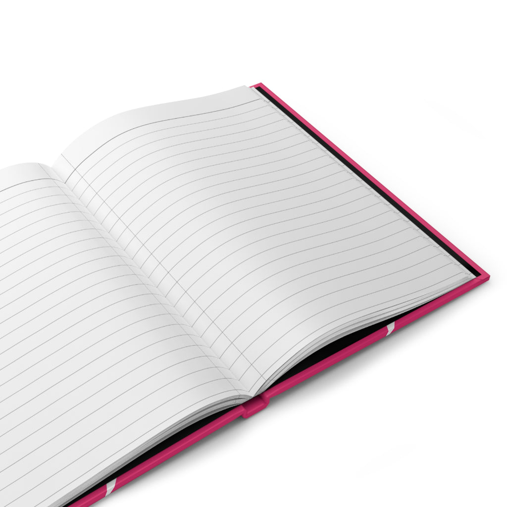 Brakeless Clothing Barbee Style Lightning Hardcover Journal — Pink Matte Notebook